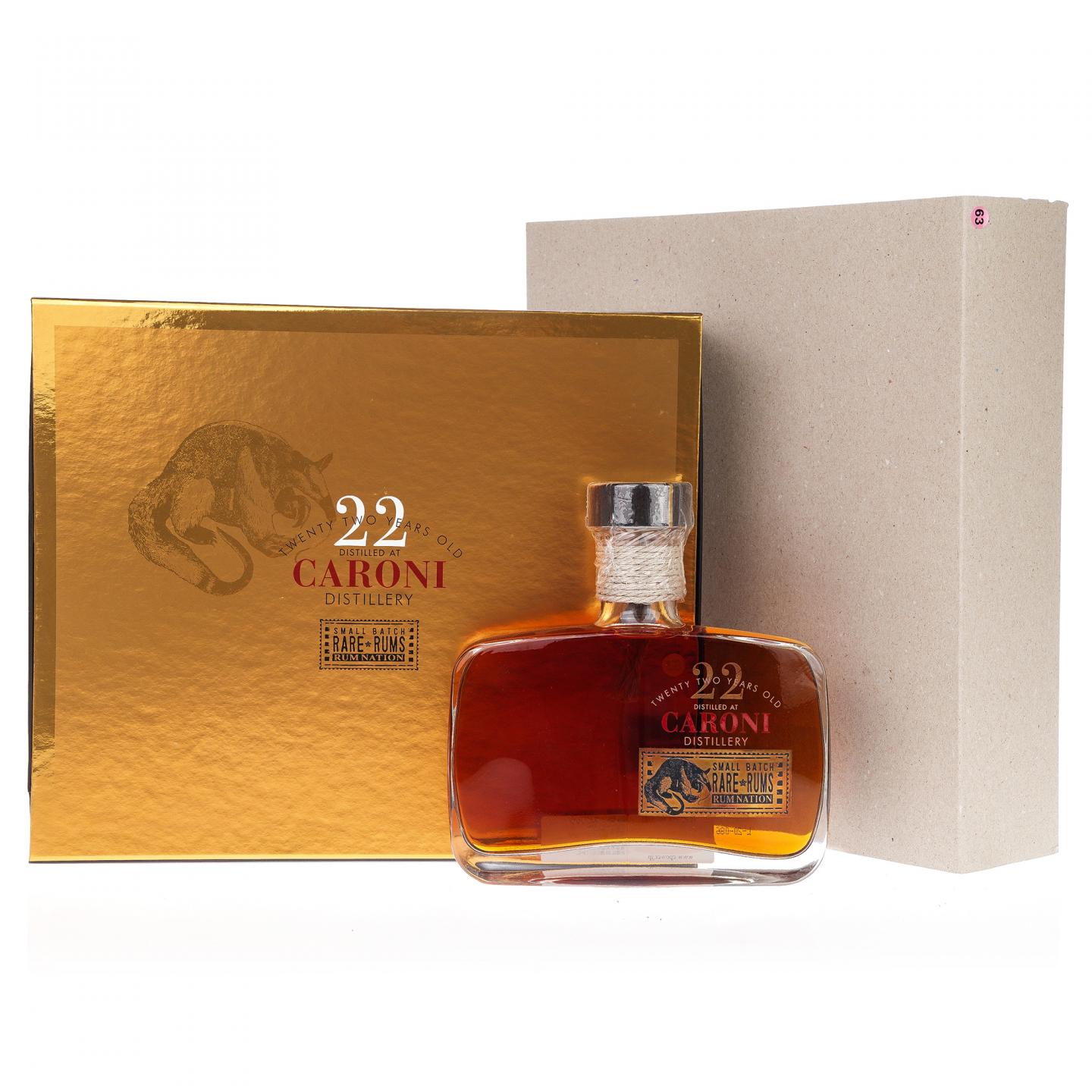 【朗姆酒】卡罗尼 22年 1998 Rum Nation 500ml