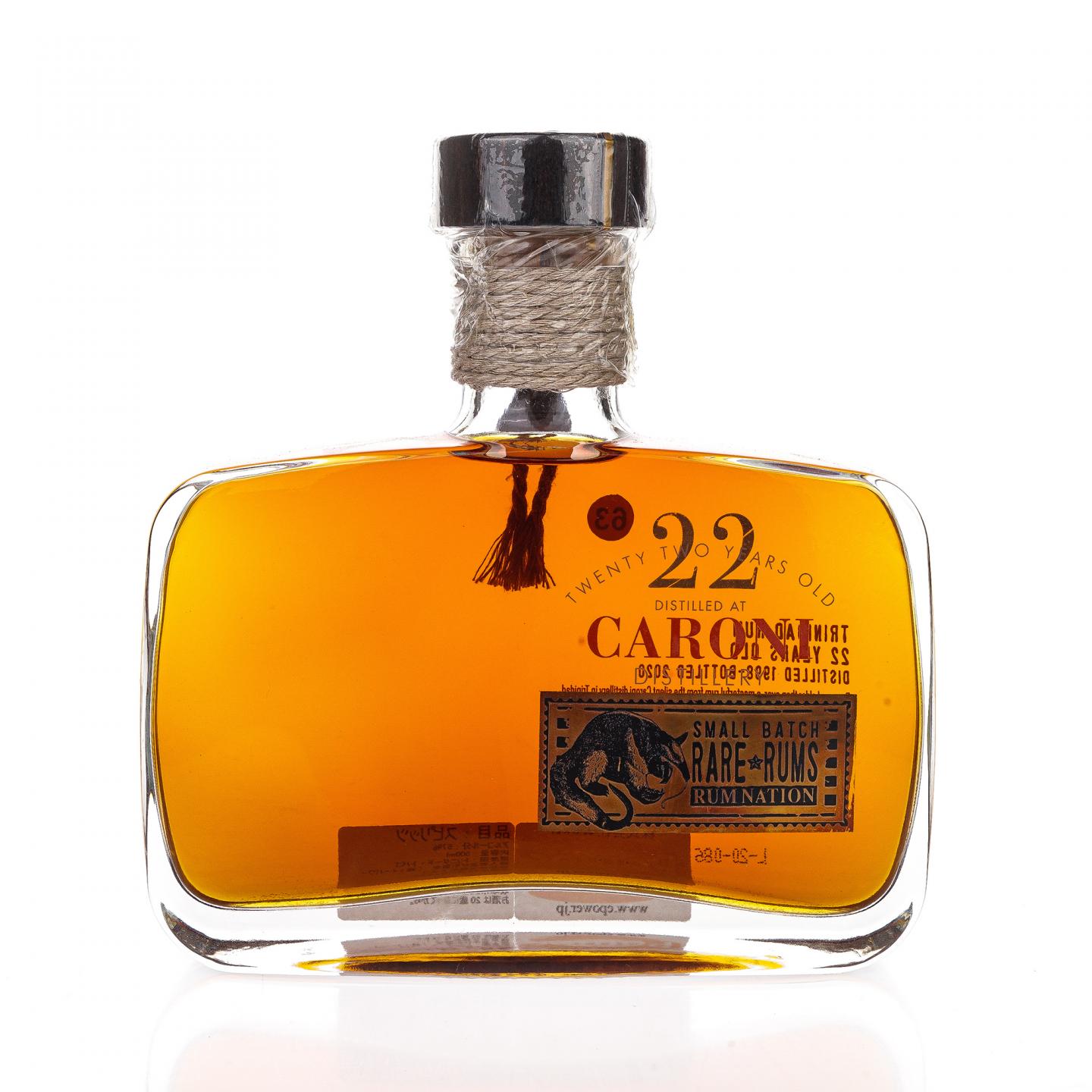 【朗姆酒】卡罗尼 22年 1998 Rum Nation 500ml