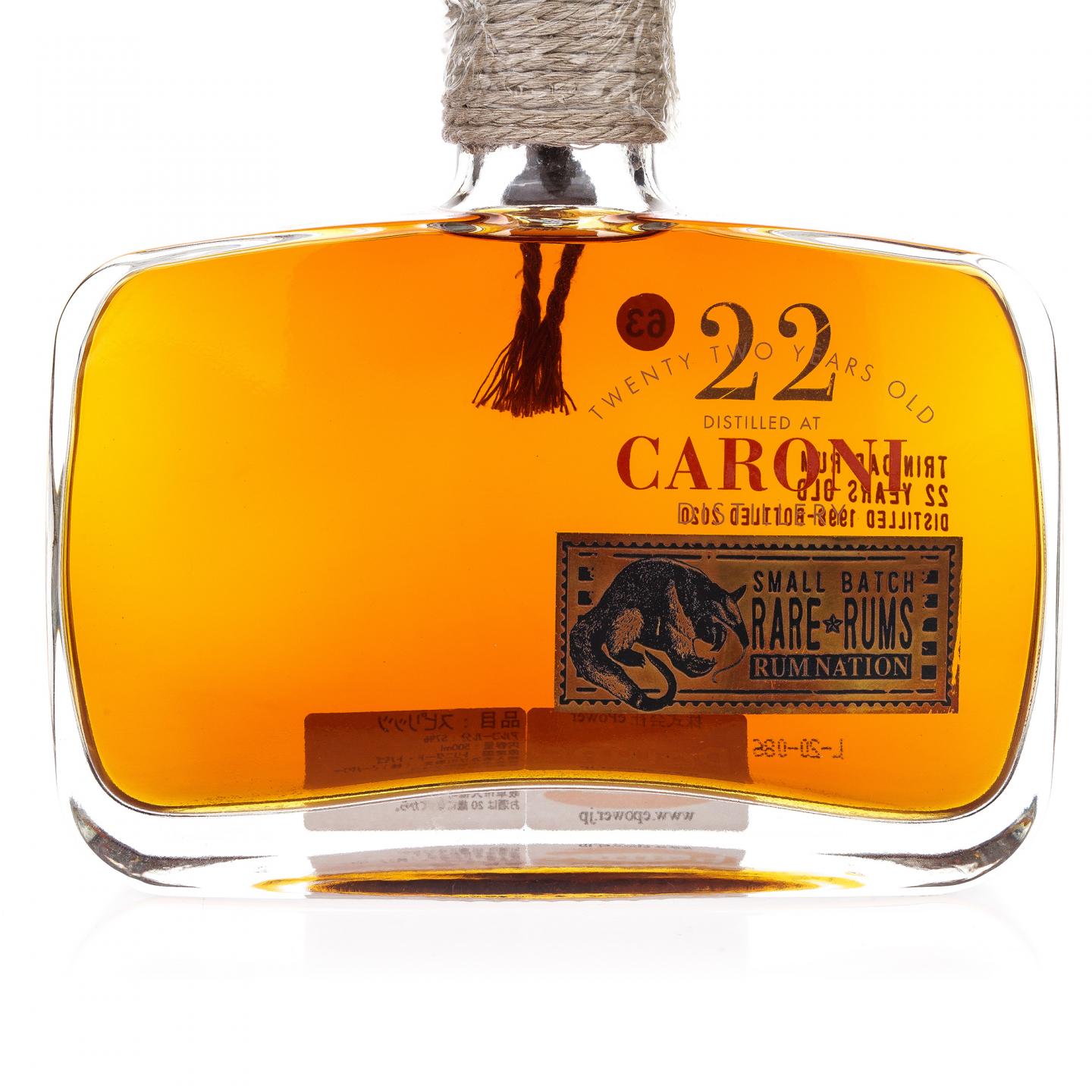 【朗姆酒】卡罗尼 22年 1998 Rum Nation 500ml
