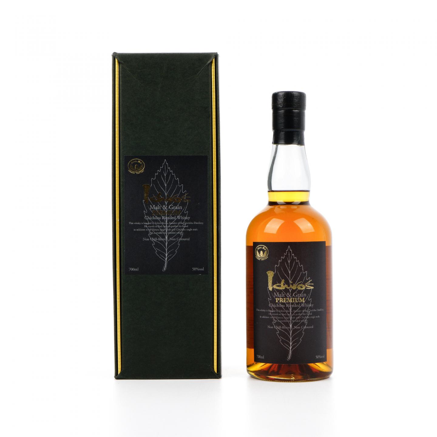 秩父 Ichiro's Malt & Grain Premium 黑叶 调和 50%