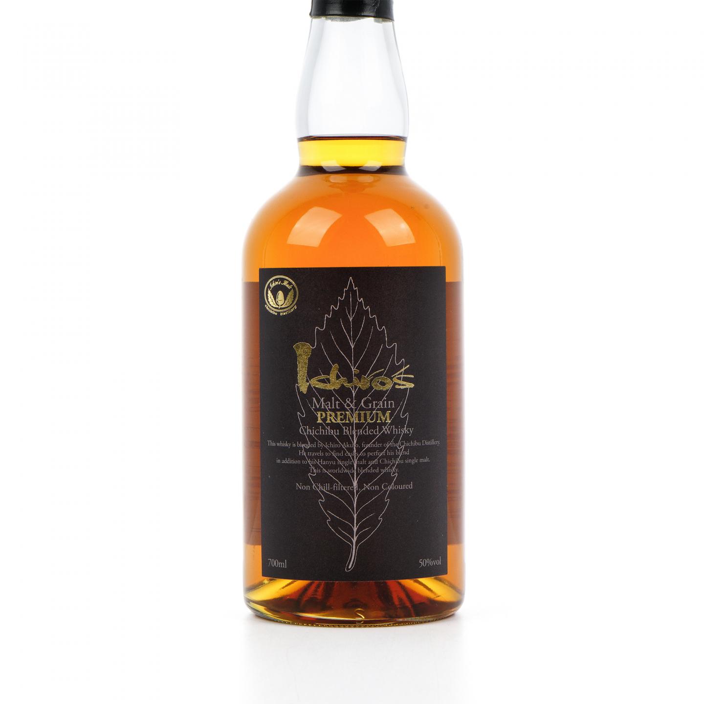 秩父 Ichiro's Malt & Grain Premium 黑叶 调和 50%