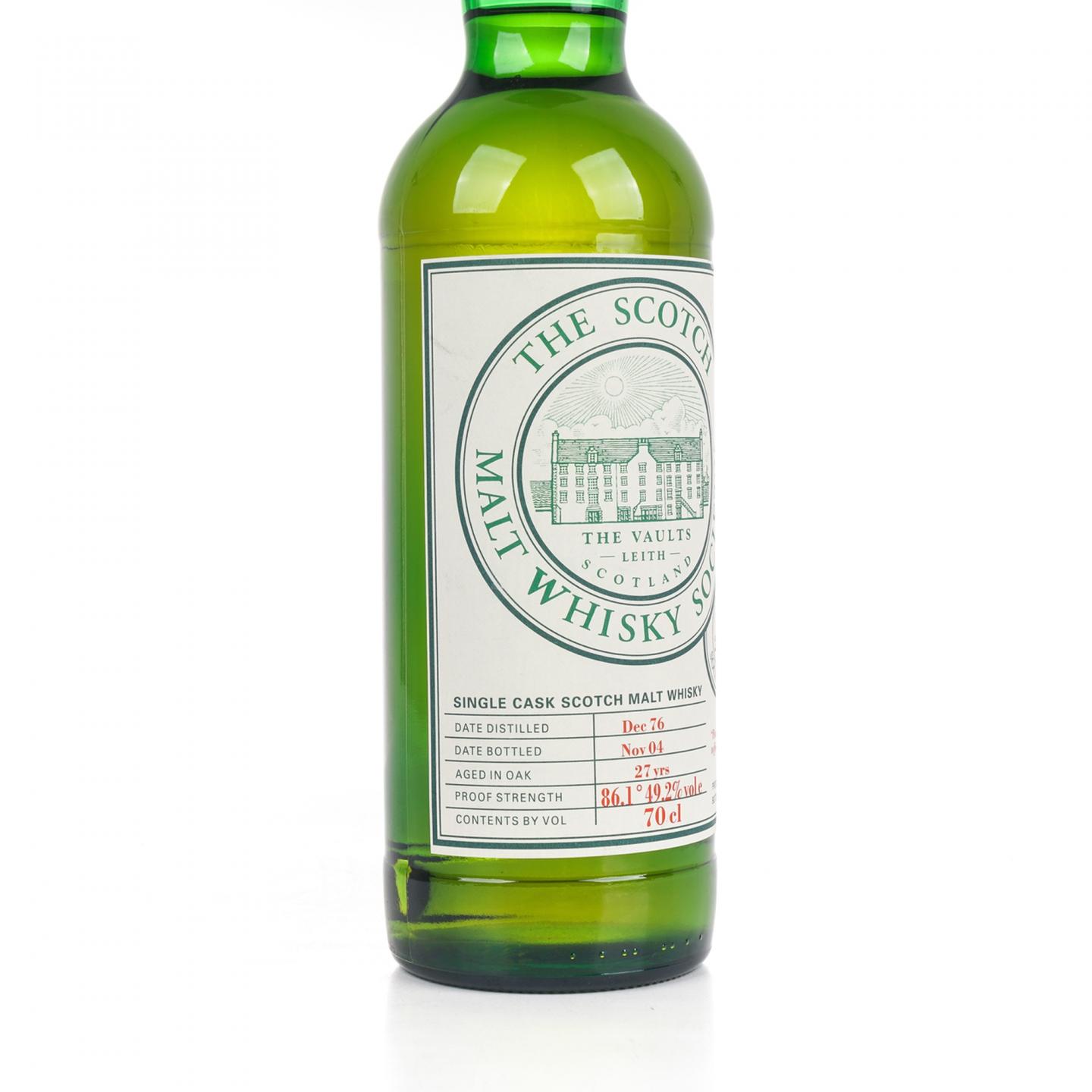 SMWS 21.25 格兰格拉索 27年 1976-2004 单桶