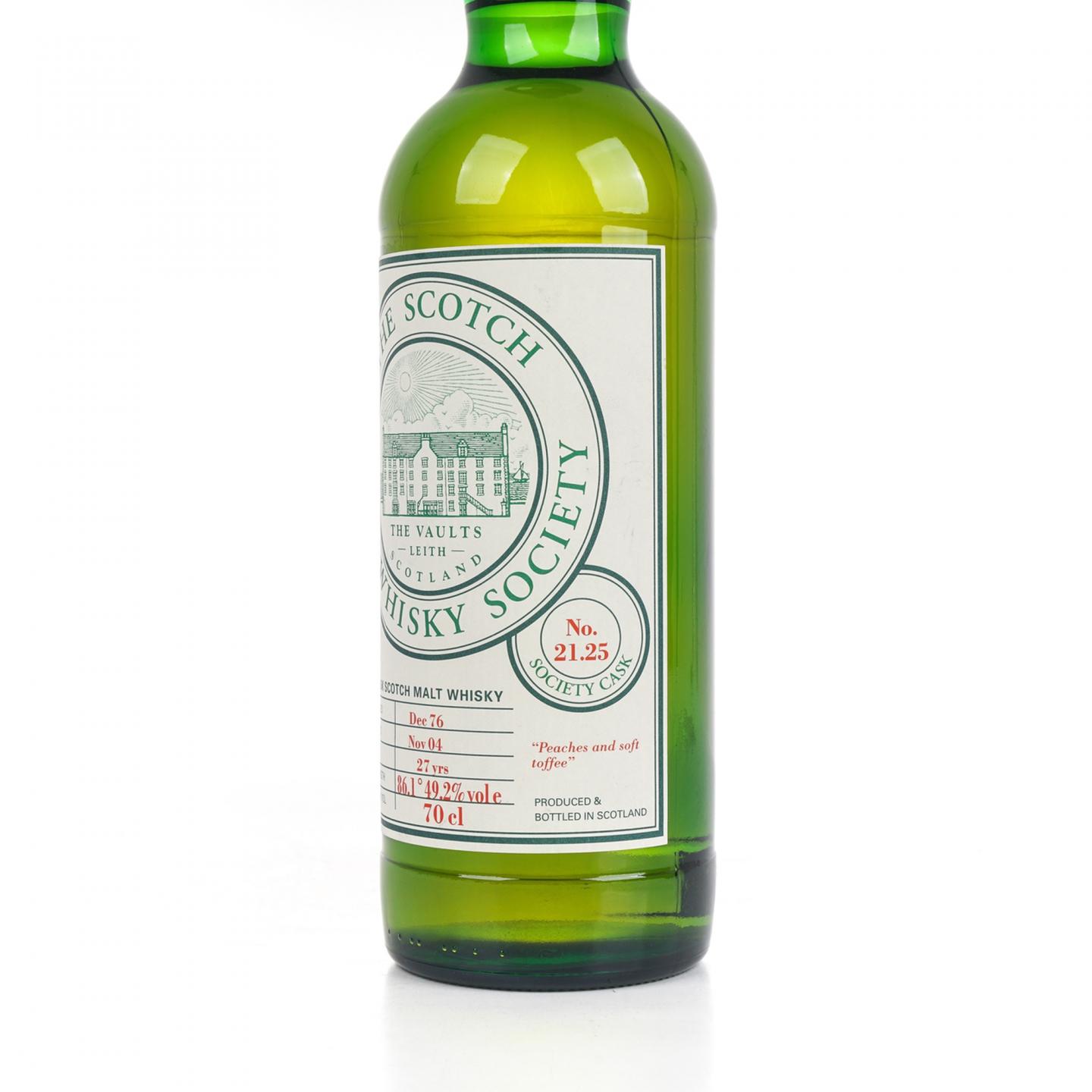 SMWS 21.25 格兰格拉索 27年 1976-2004 单桶