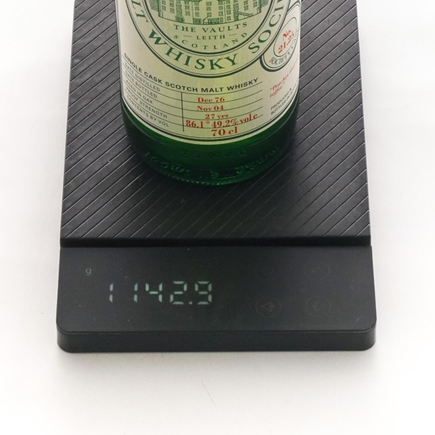 SMWS 21.25 格兰格拉索 27年 1976-2004 单桶