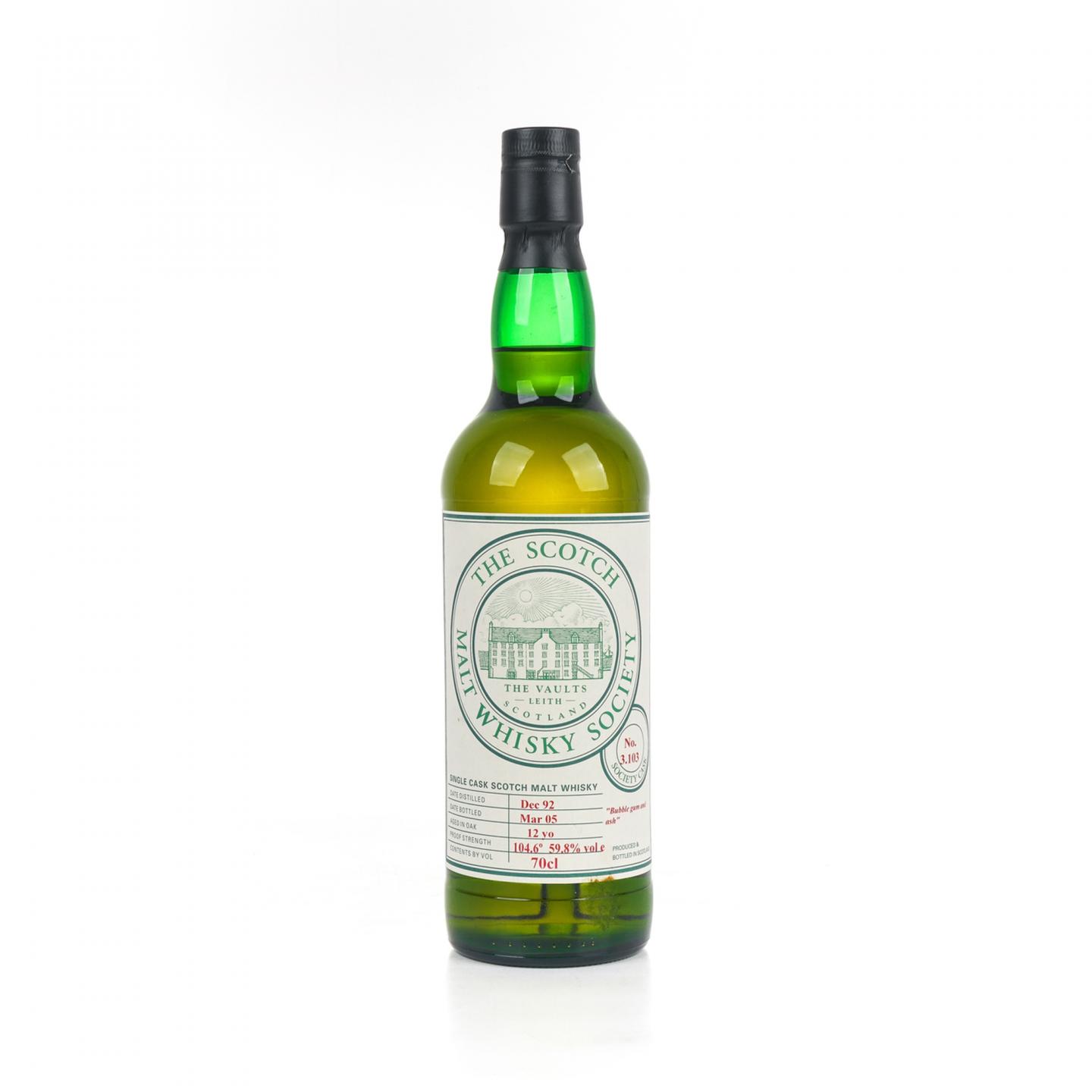 SMWS 3.103 波摩 12年 1992-2005 单桶