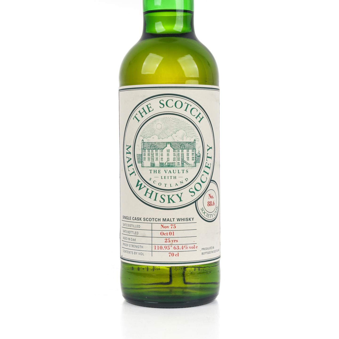 SMWS 88.6 盛贝本 25年 1975-2001 单桶