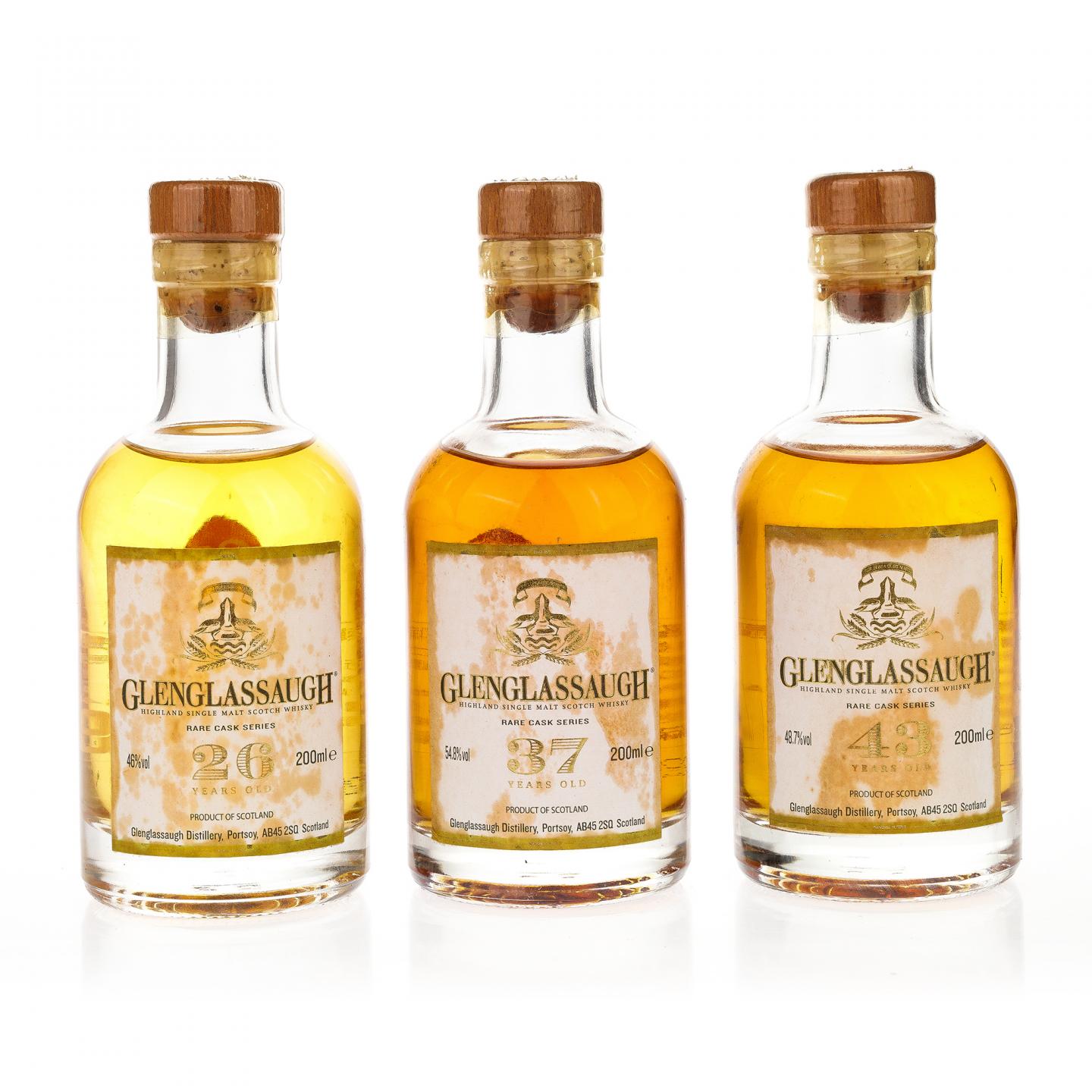 【酒版】中样 格兰格拉索 26/37/43年 珍稀桶系列 200ml*3支组