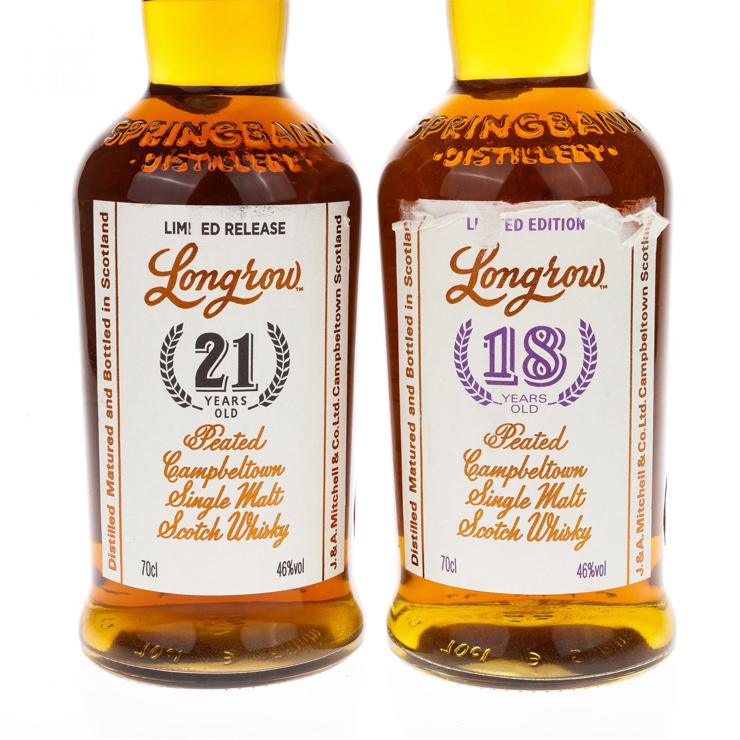 【威士忌】朗格罗 18年/21年 2支组 700ml*2