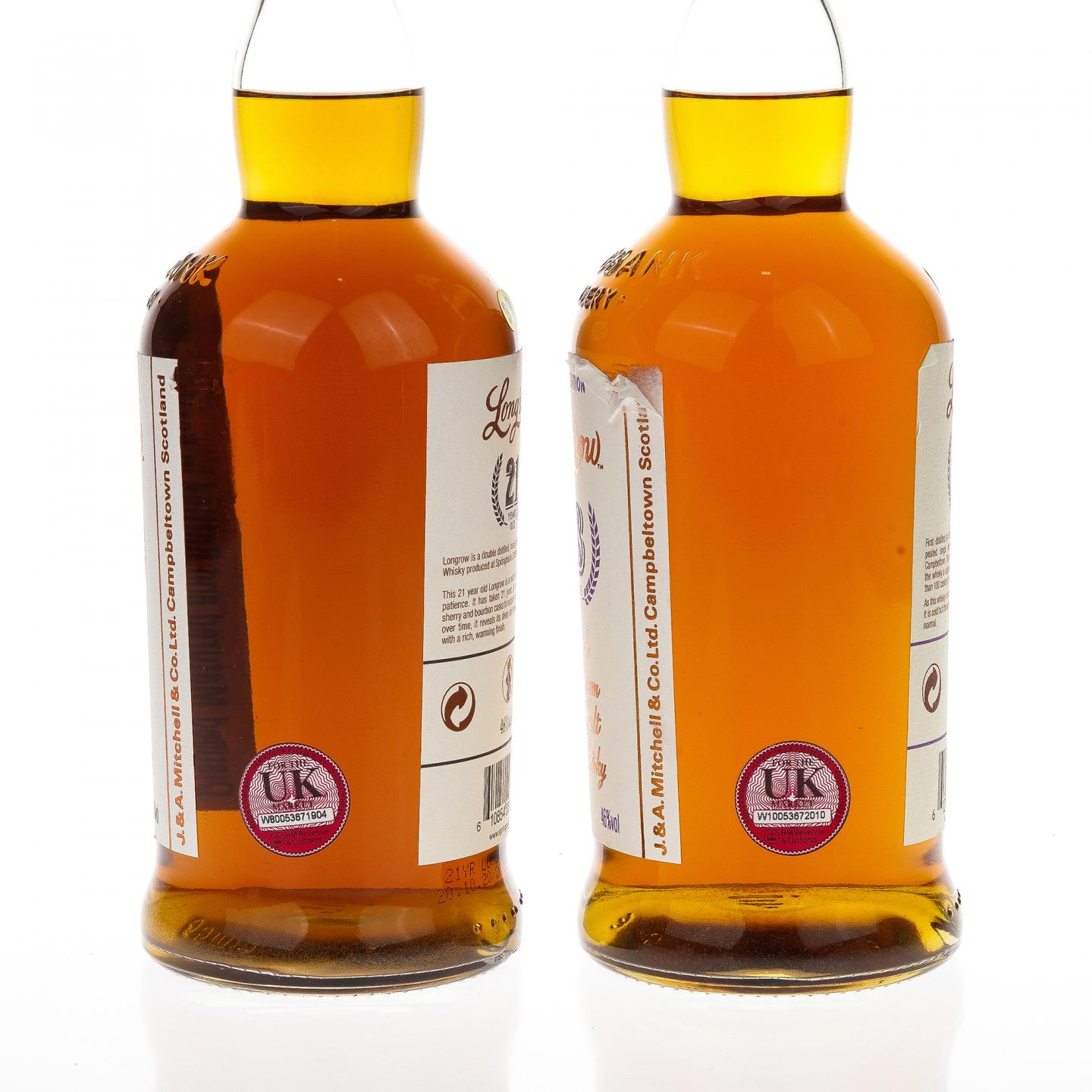 【威士忌】朗格罗 18年/21年 2支组 700ml*2