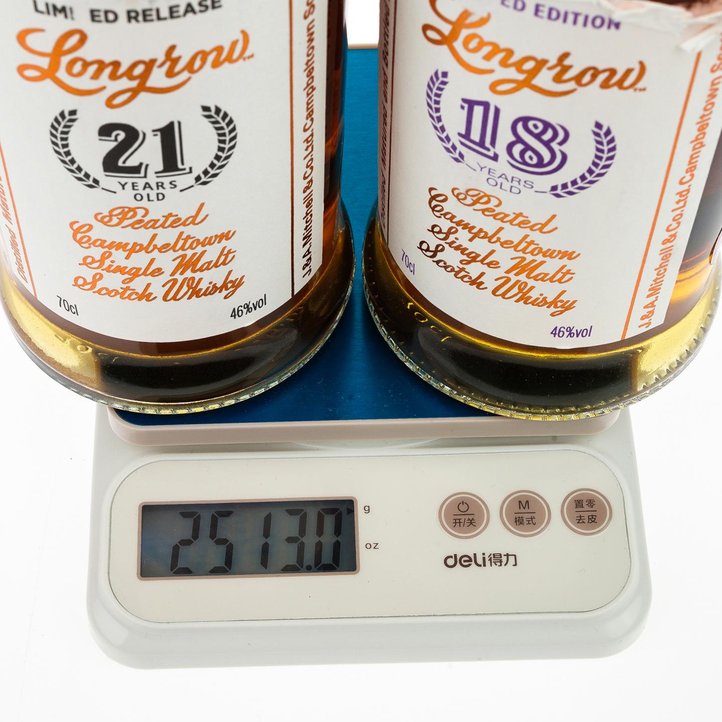 【威士忌】朗格罗 18年/21年 2支组 700ml*2