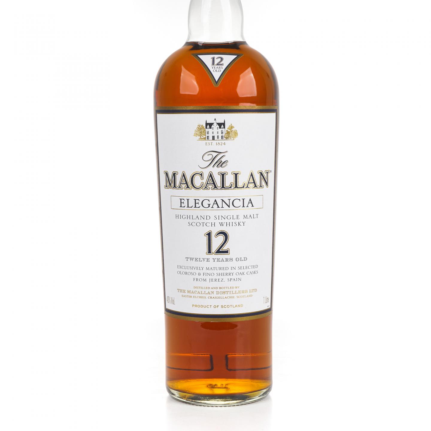 麦卡伦 12年 Elegancia 1升装