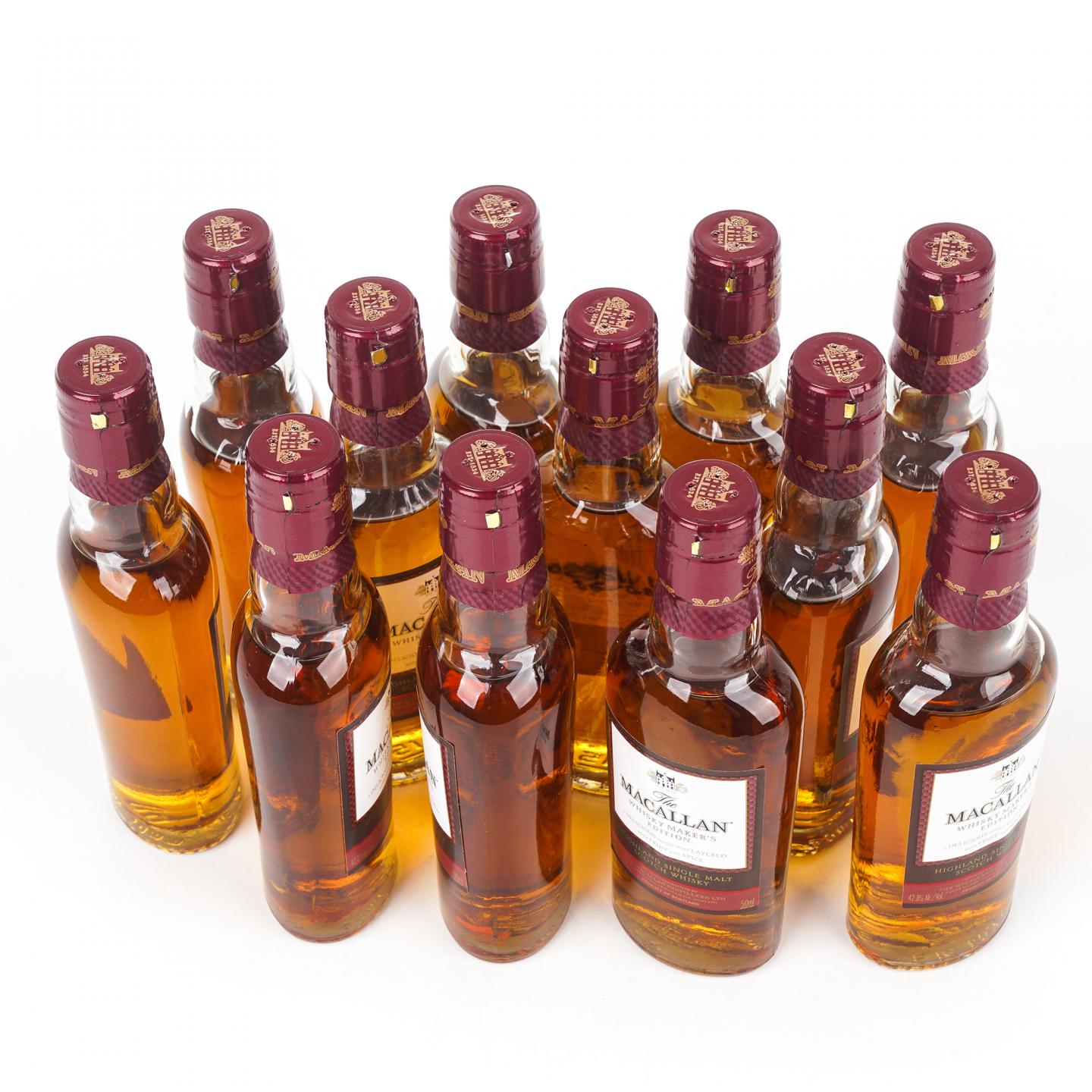 【酒版】麦卡伦 1824系列 Whisky Maker's Edition 12瓶组*50ML