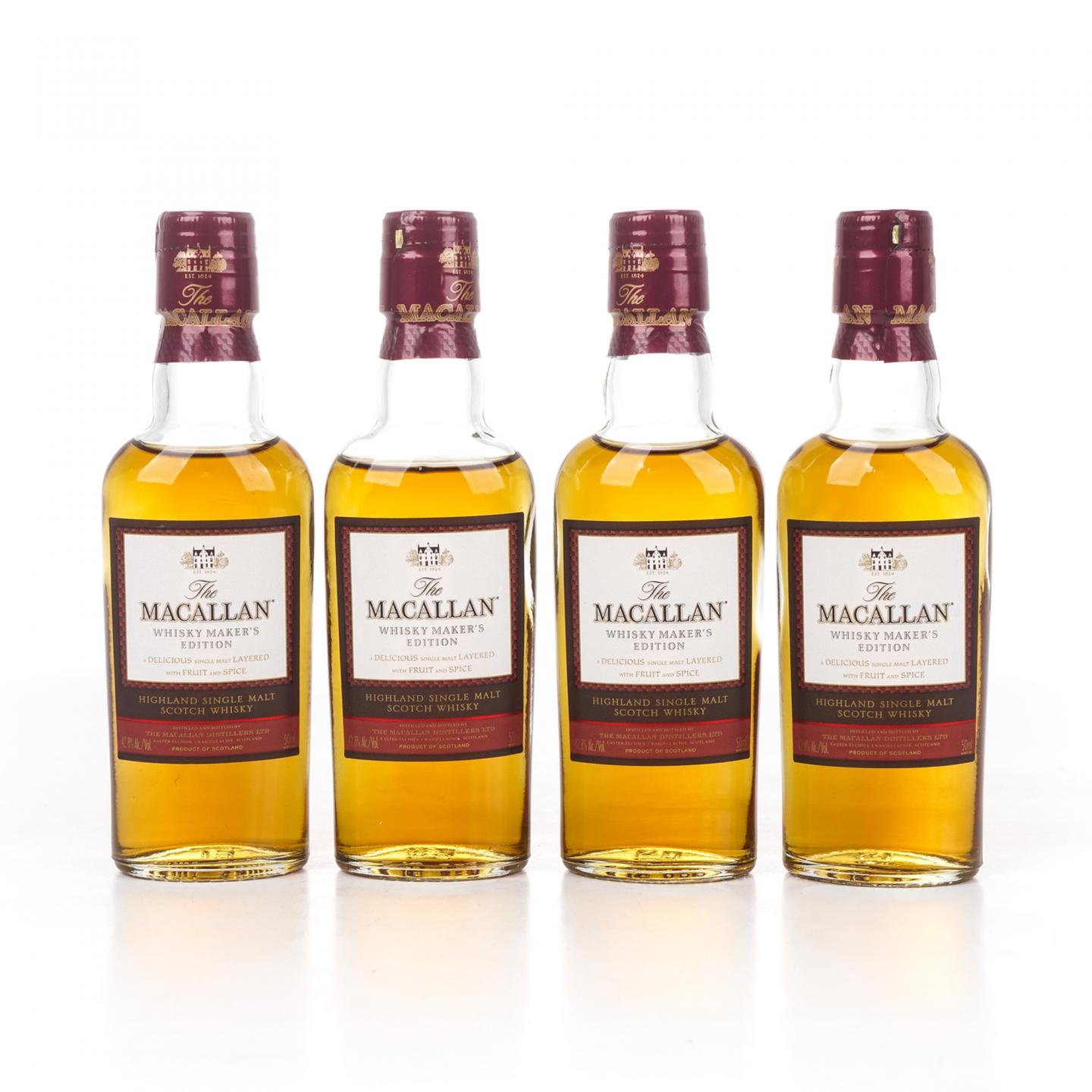 【酒版】麦卡伦 1824系列 Whisky Maker's Edition 12瓶组*50ML
