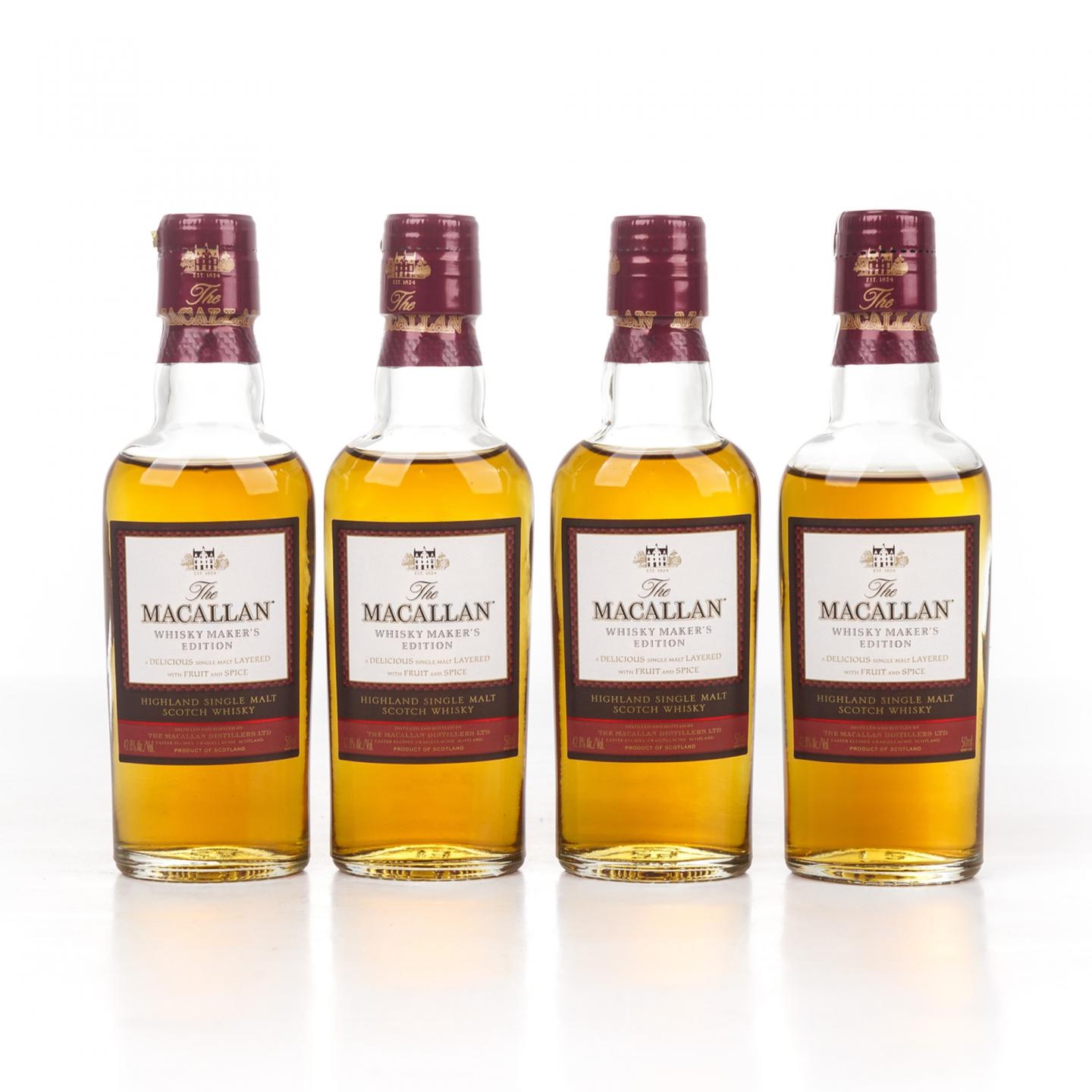 【酒版】麦卡伦 1824系列 Whisky Maker's Edition 12瓶组*50ML