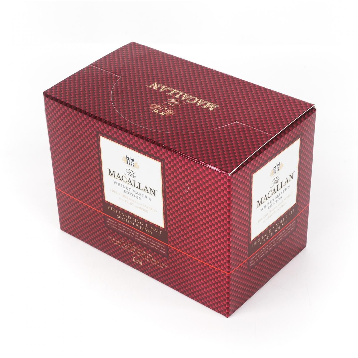 【酒版】麦卡伦 1824系列 Whisky Maker's Edition 12瓶组*50ML