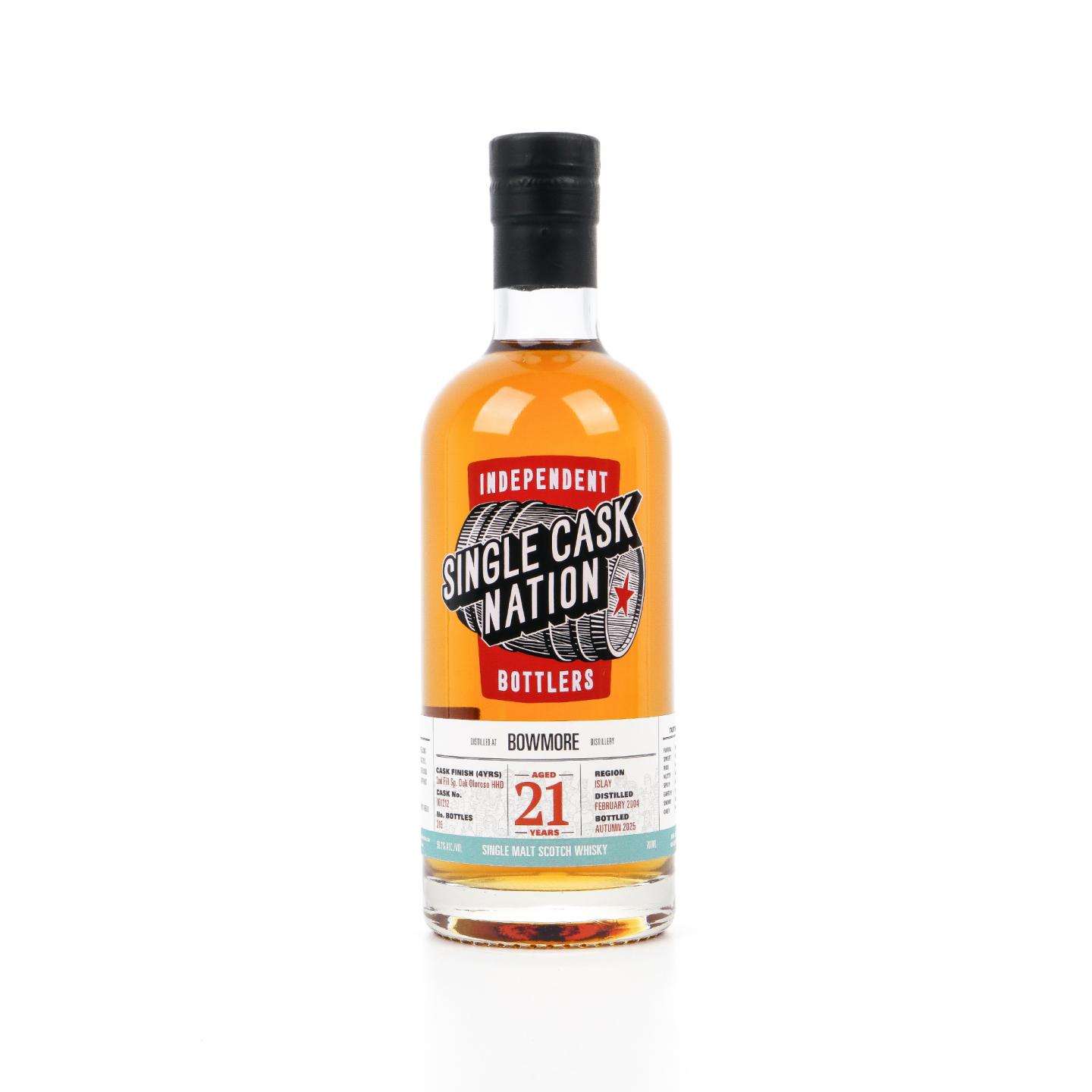 波摩 21年 2004-2025 雪莉桶后熟#161212 Single Cask Nation