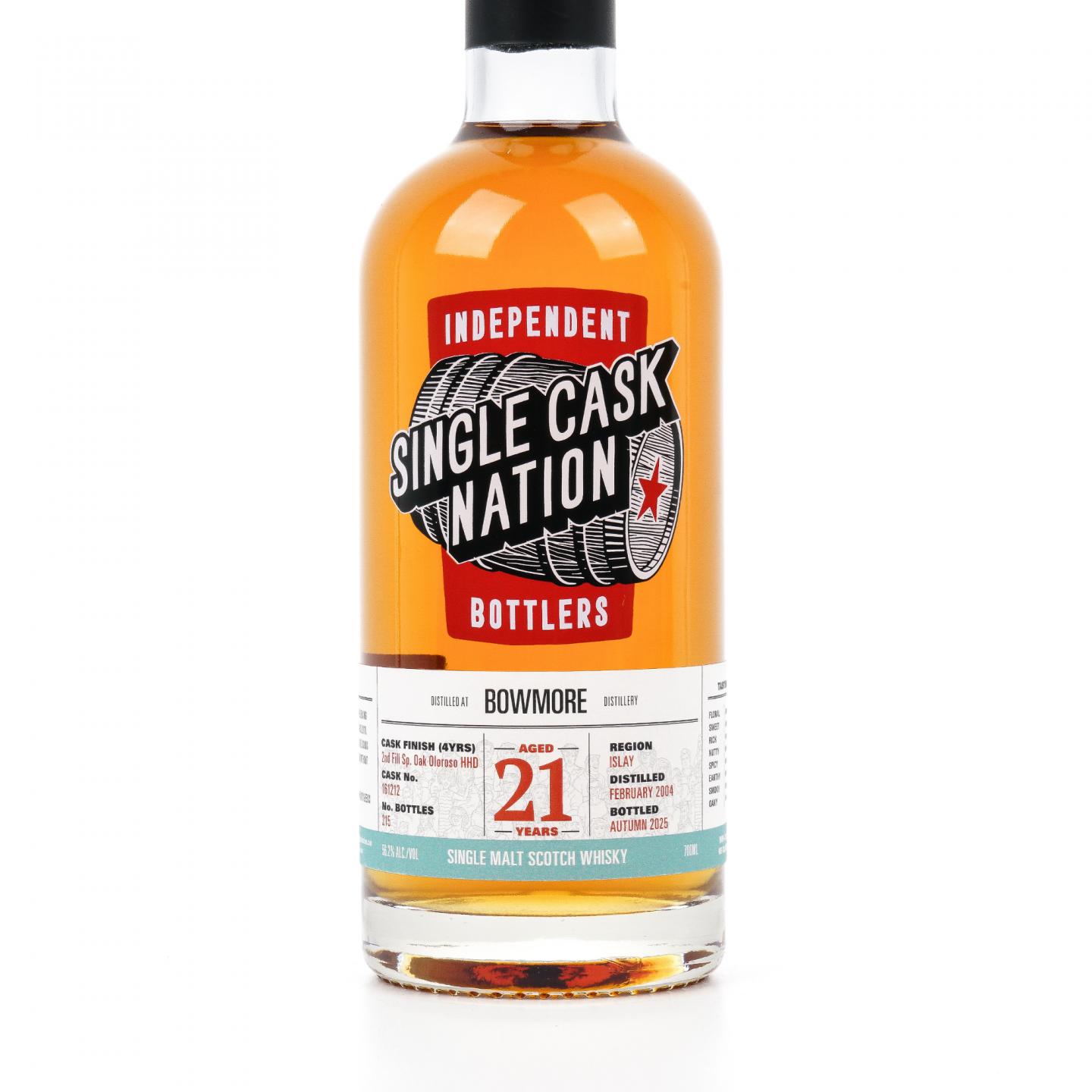 波摩 21年 2004-2025 雪莉桶后熟#161212 Single Cask Nation