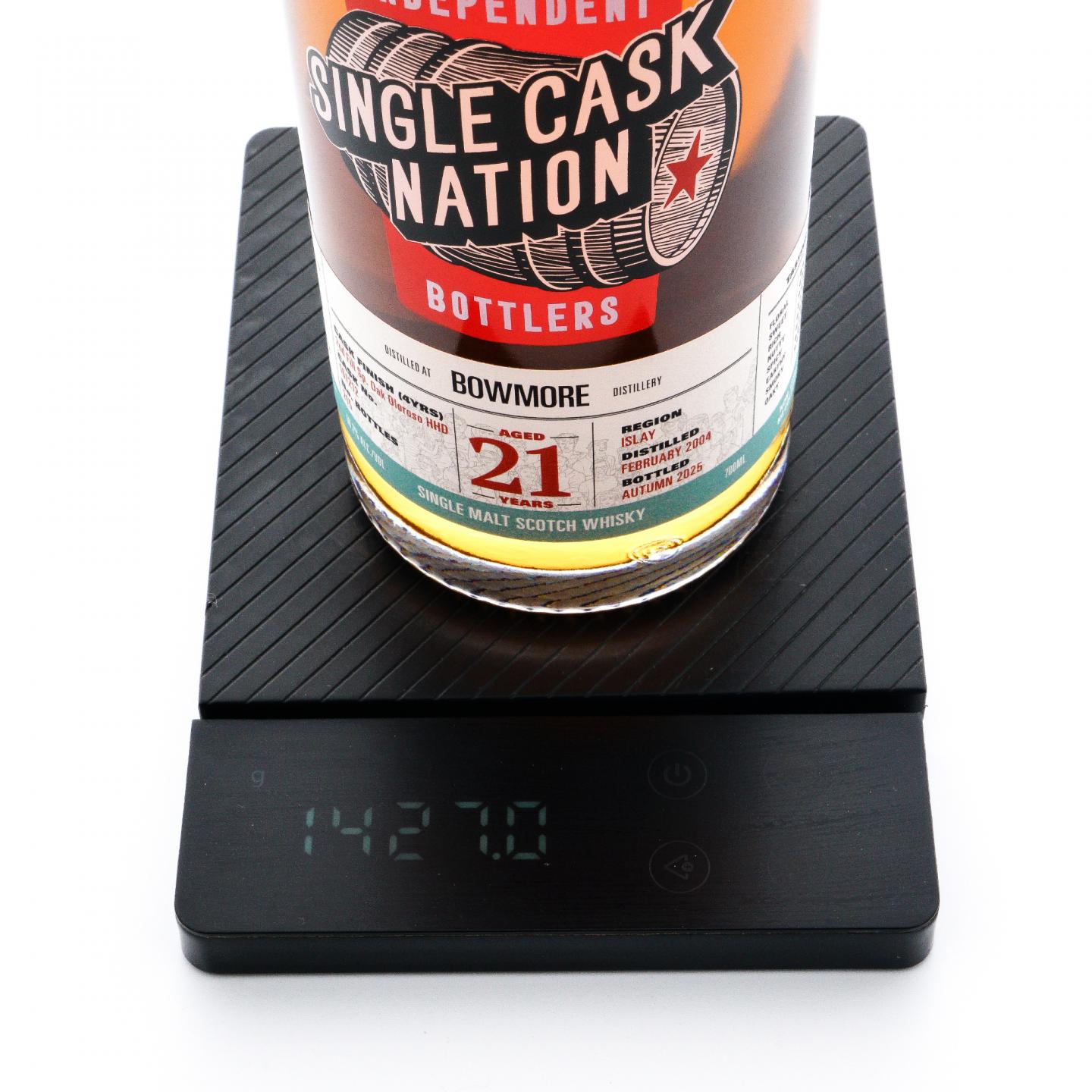 波摩 21年 2004-2025 雪莉桶后熟#161212 Single Cask Nation