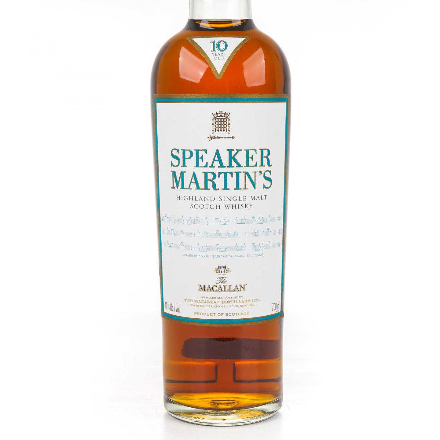 麦卡伦 10年 Speaker Martin's