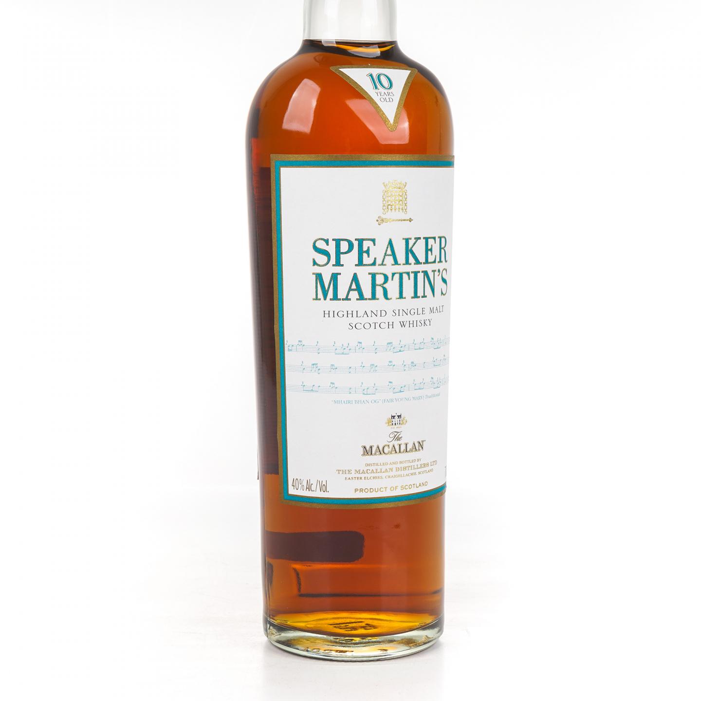 麦卡伦 10年 Speaker Martin's