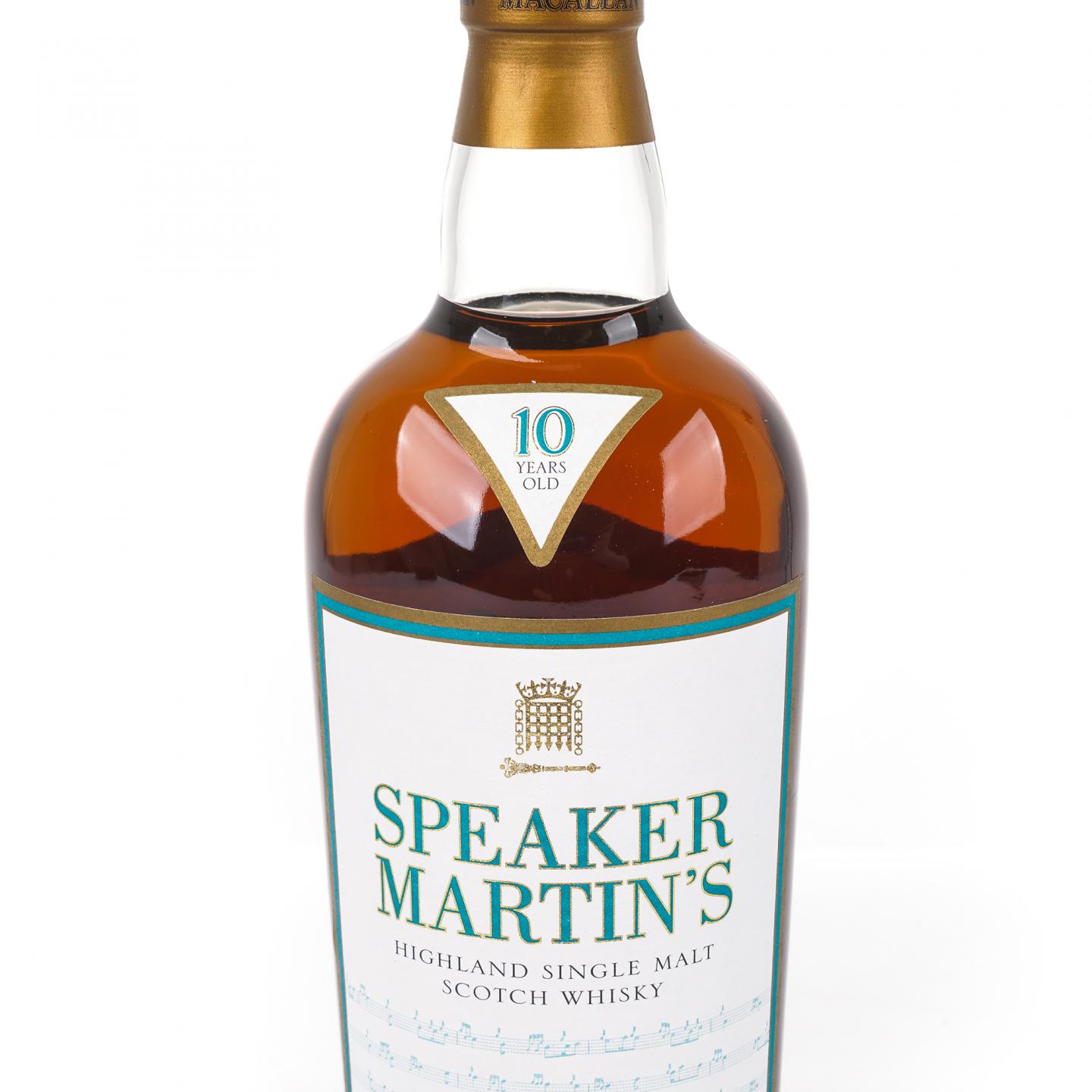 麦卡伦 10年 Speaker Martin's