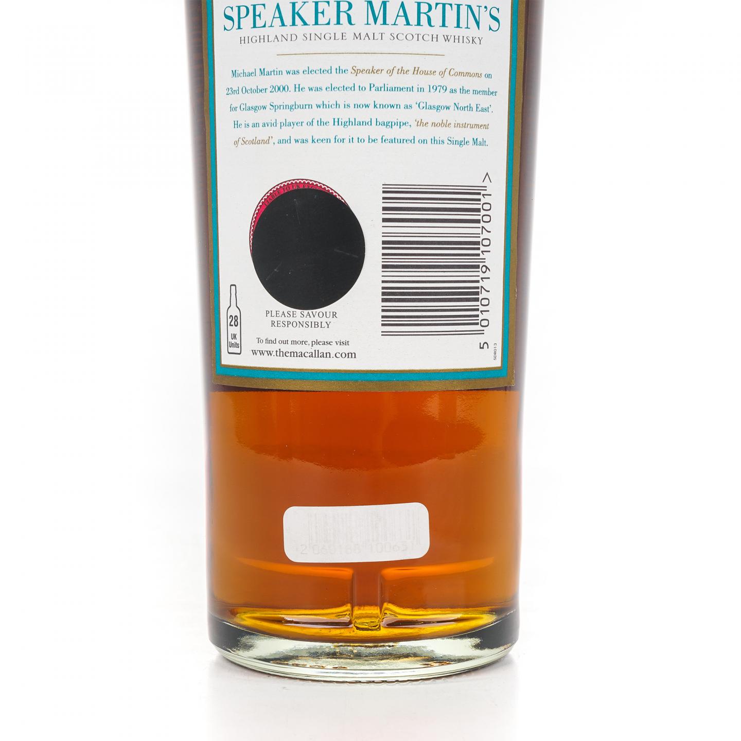 麦卡伦 10年 Speaker Martin's