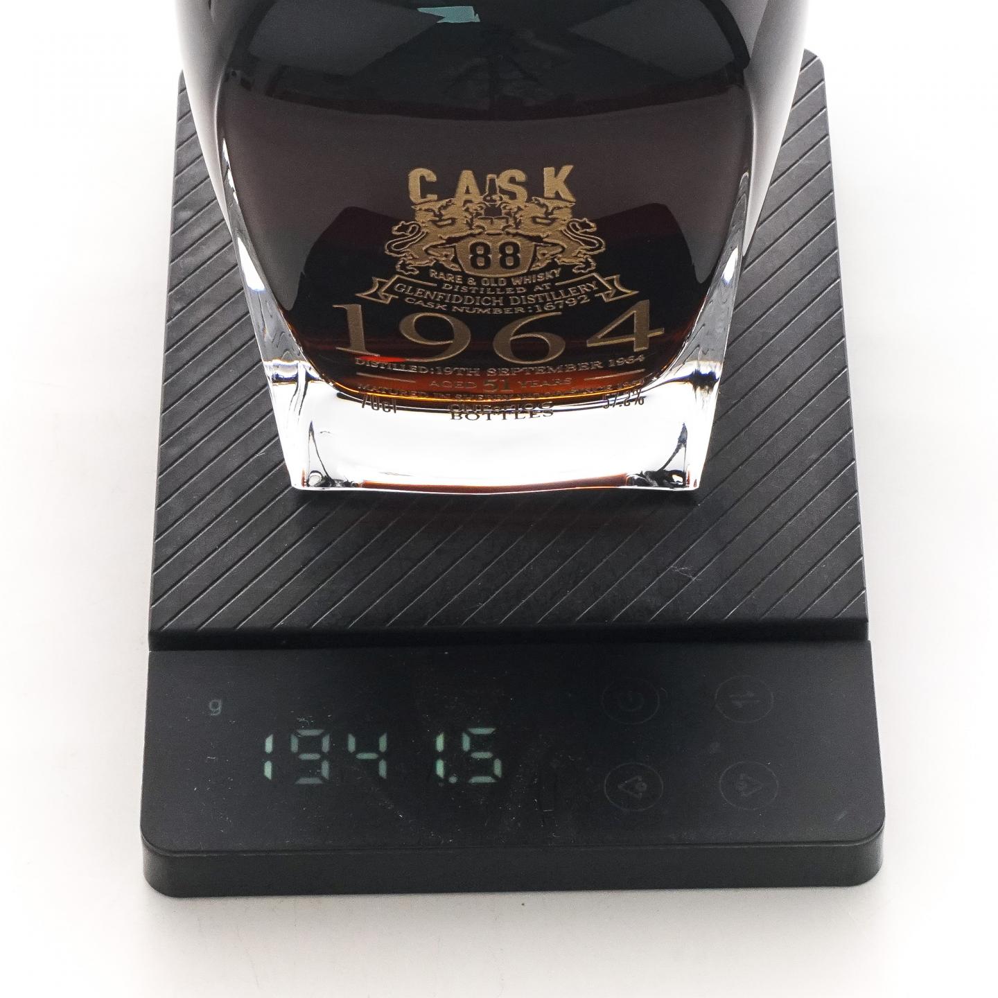 格兰菲迪 51年 1964 雪莉桶#16792 Cask 88