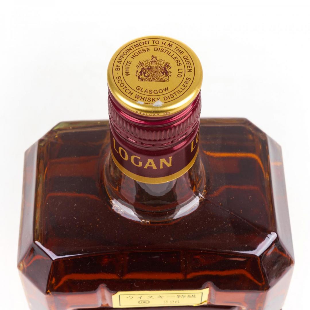 【古早老威】70年代 白马 「Logan De Luxe」威士忌 43% 760ml