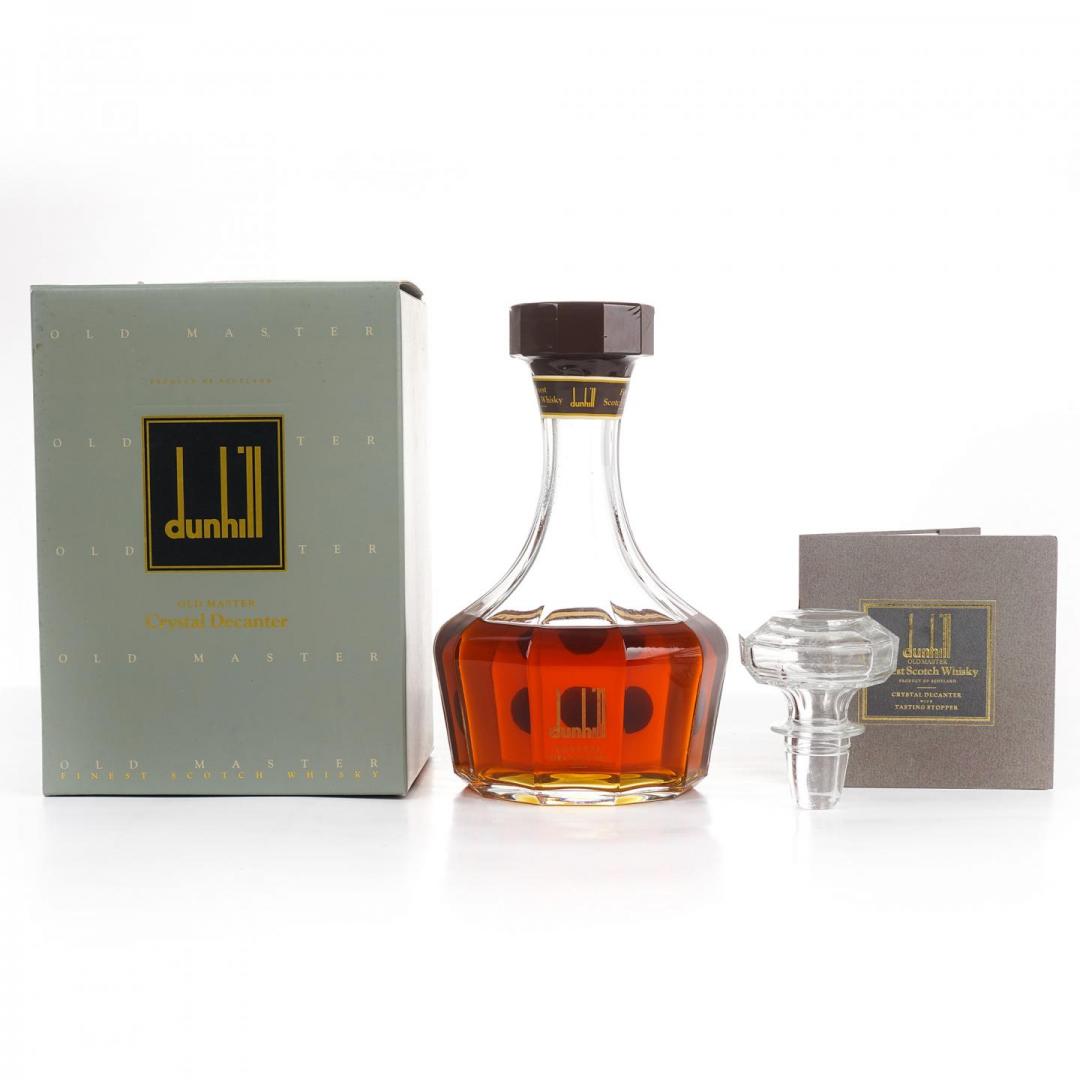 【奢华水晶】80年代 登喜路 30+年「Old Master」水晶瓶雪莉桶威士忌 43% 750ml