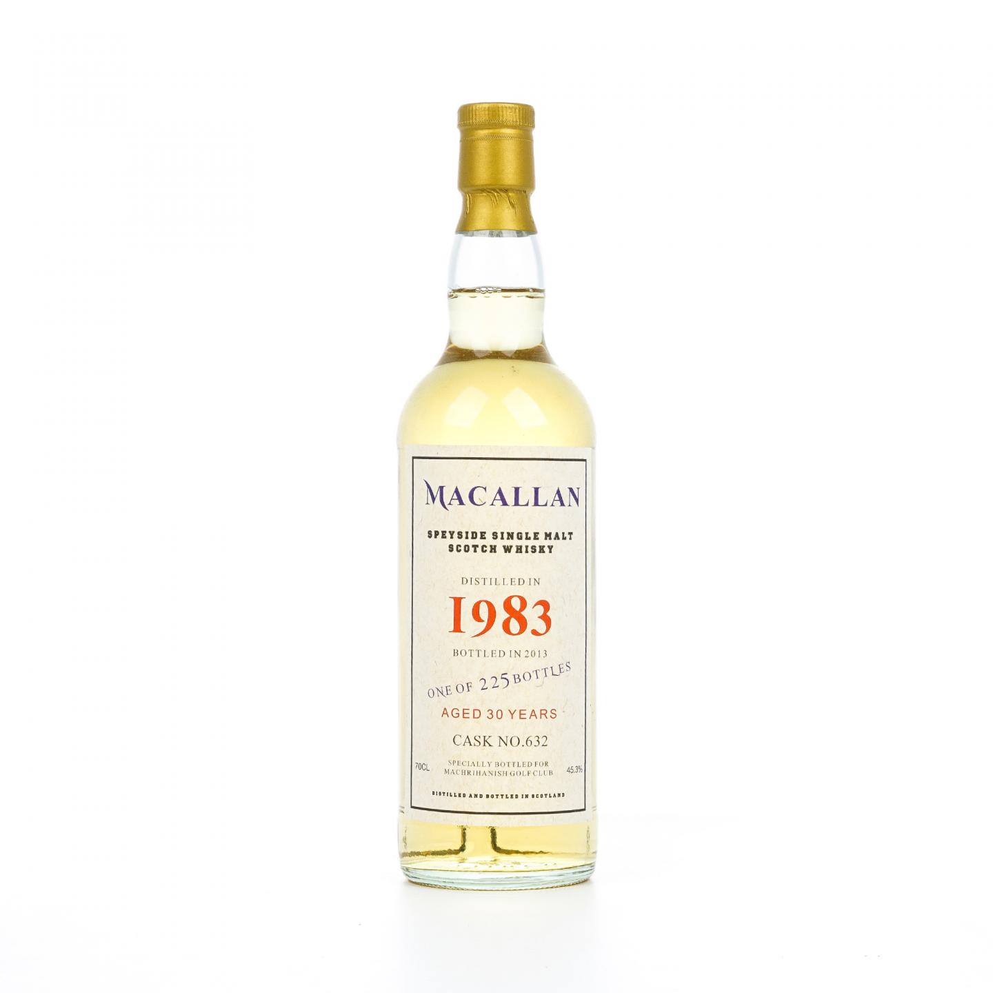 秘密斯佩塞 30年 1983-2013 Machrihanish高尔夫俱乐部 桶号#632 700ml