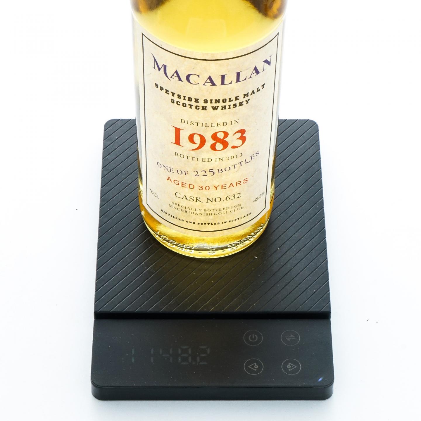 秘密斯佩塞 30年 1983-2013 Machrihanish高尔夫俱乐部 桶号#632 700ml