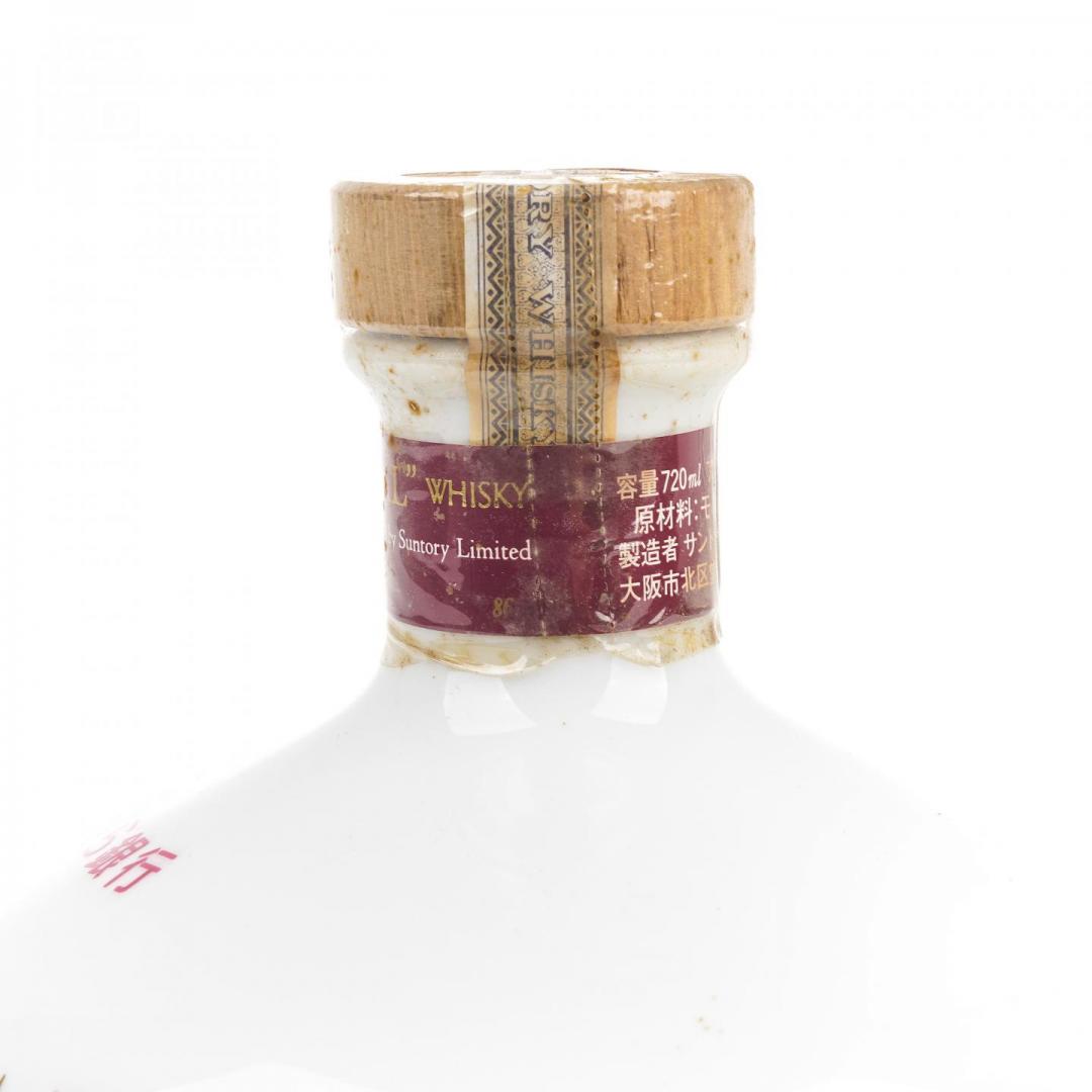 【雅致陶瓷】90年代 三得利 金花标「樱花」有田烧陶瓷瓶威士忌 43% 720ml