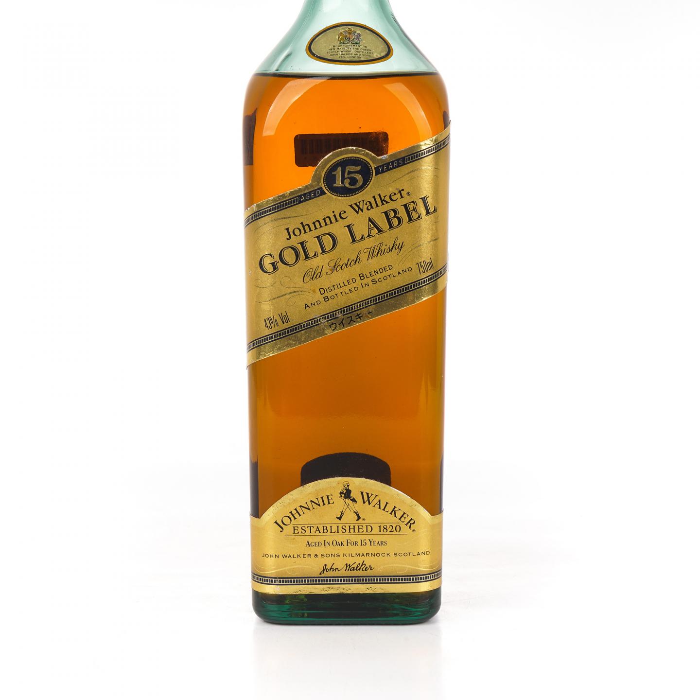 尊尼获加 15年 金牌 750ml