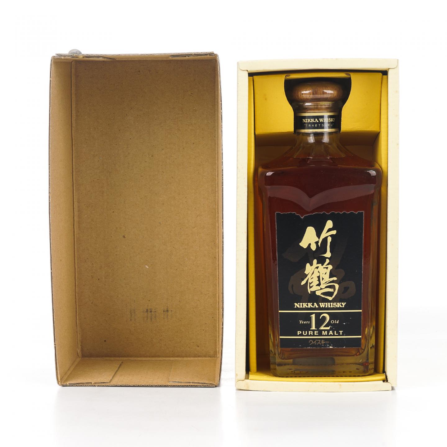 竹鹤 12年 Pure Malt 角瓶 660ML