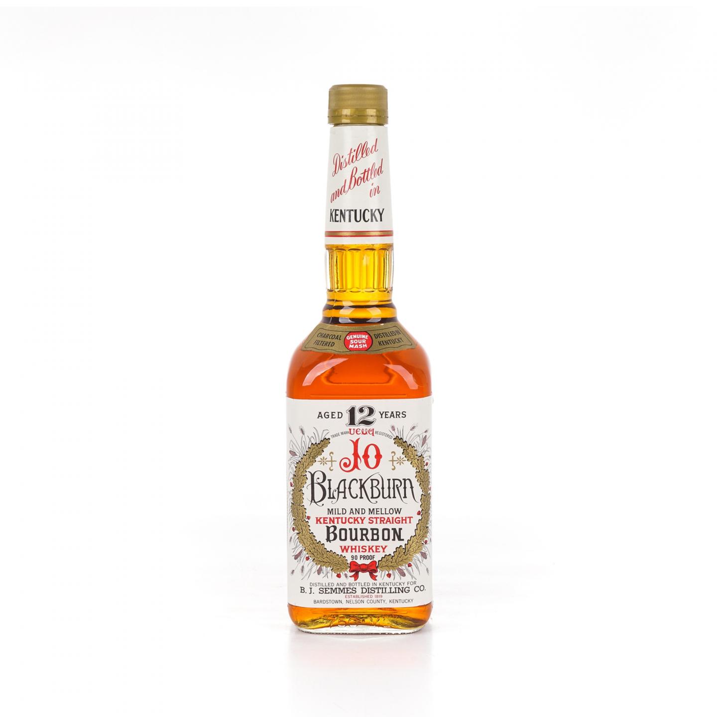 Jo Blackburn 12年肯塔基波本威士忌750ml_大拍-酒虫网