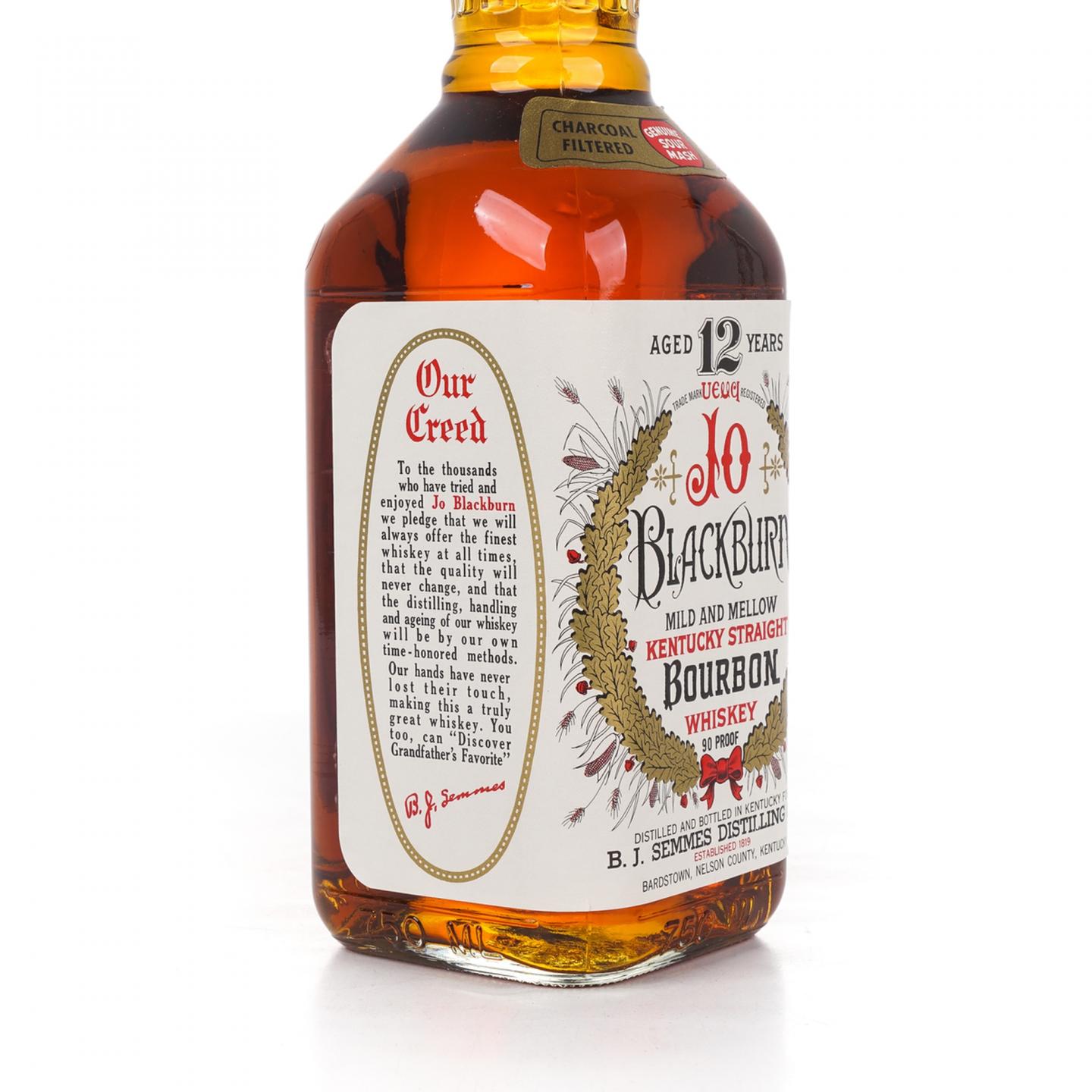 Jo Blackburn 12年肯塔基波本威士忌750ml_大拍-酒虫网