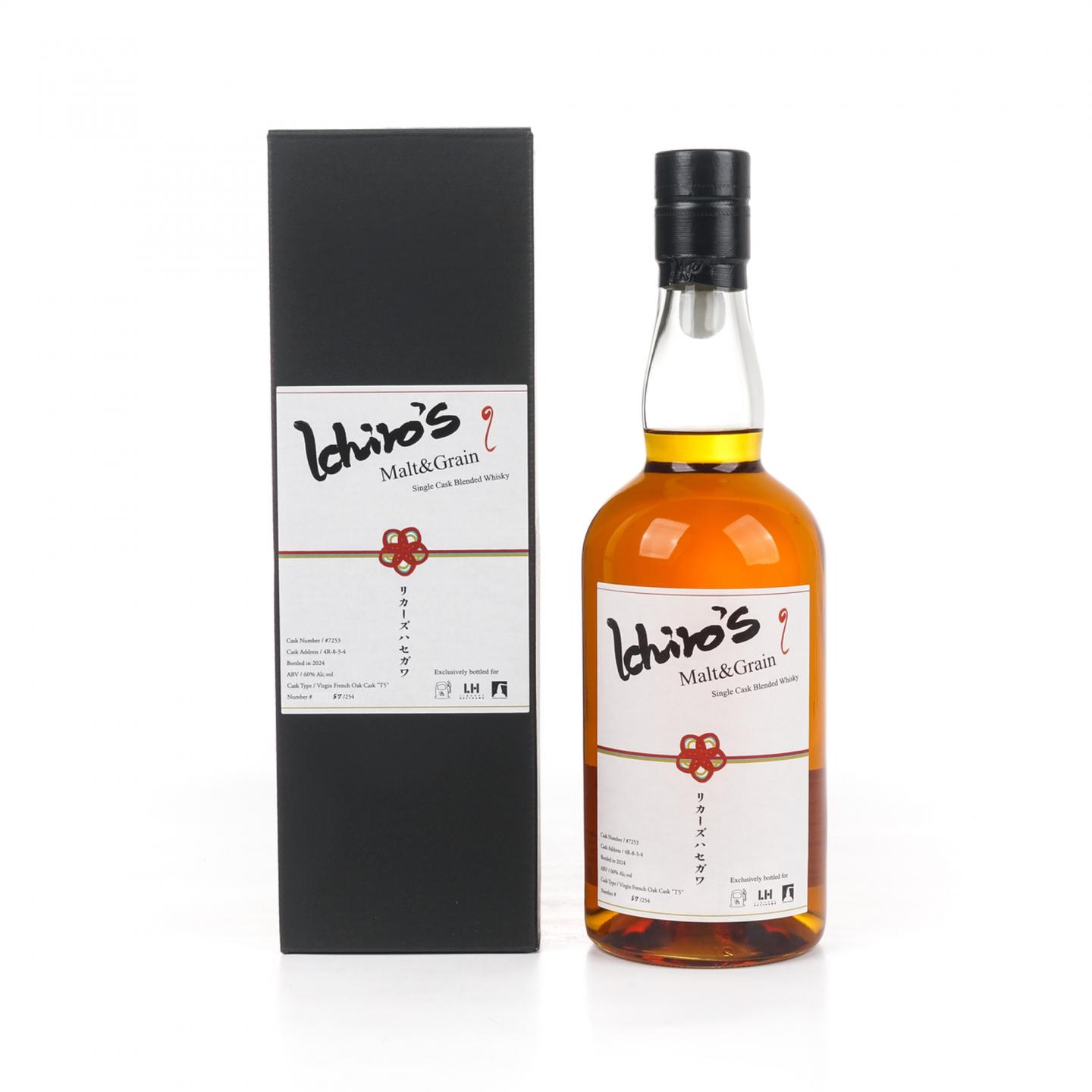 Ichiro's Malt & Grain 秩父 2024 单桶调和 桶号#7253 60%Vol.