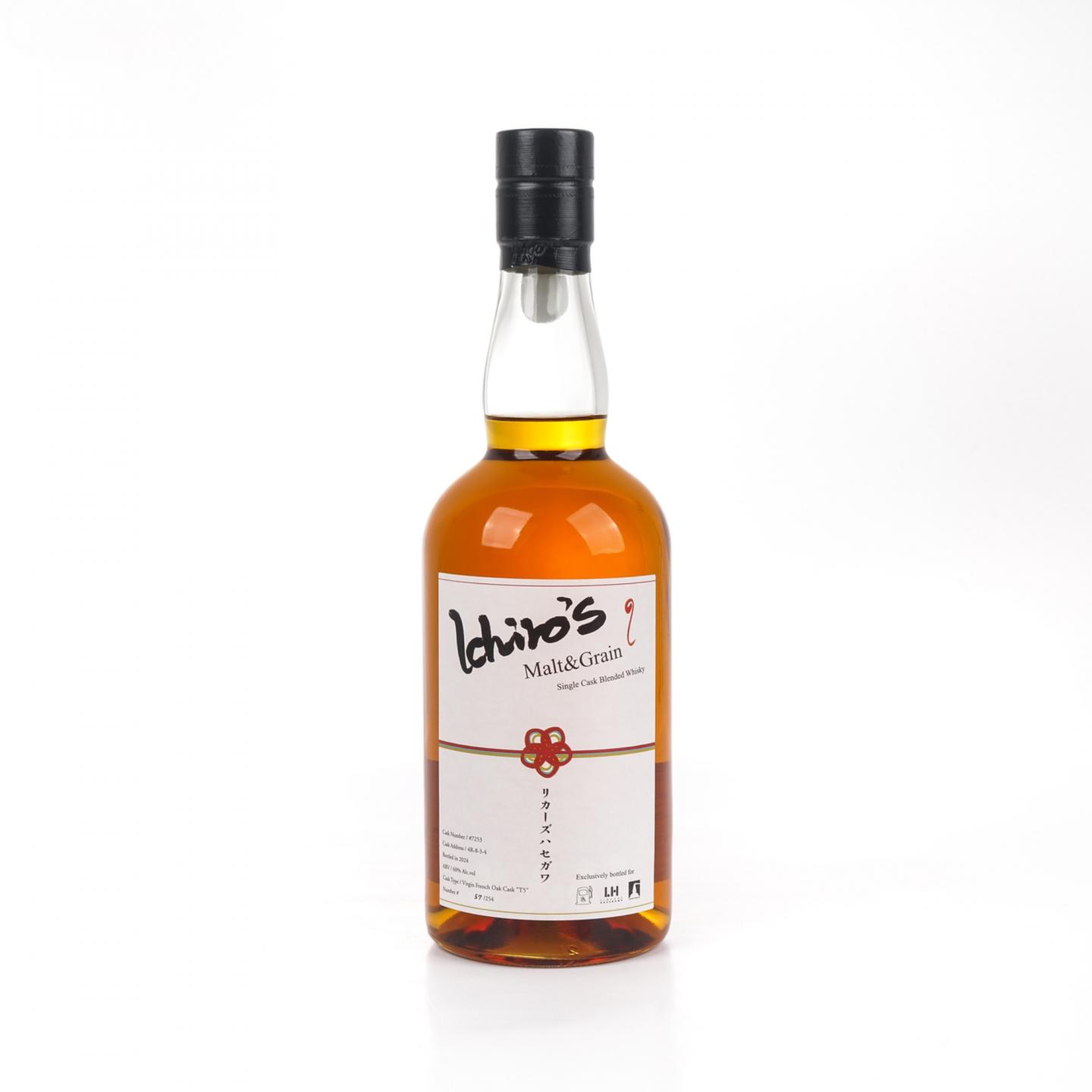 Ichiro's Malt & Grain 秩父 2024 单桶调和 桶号#7253 60%Vol.