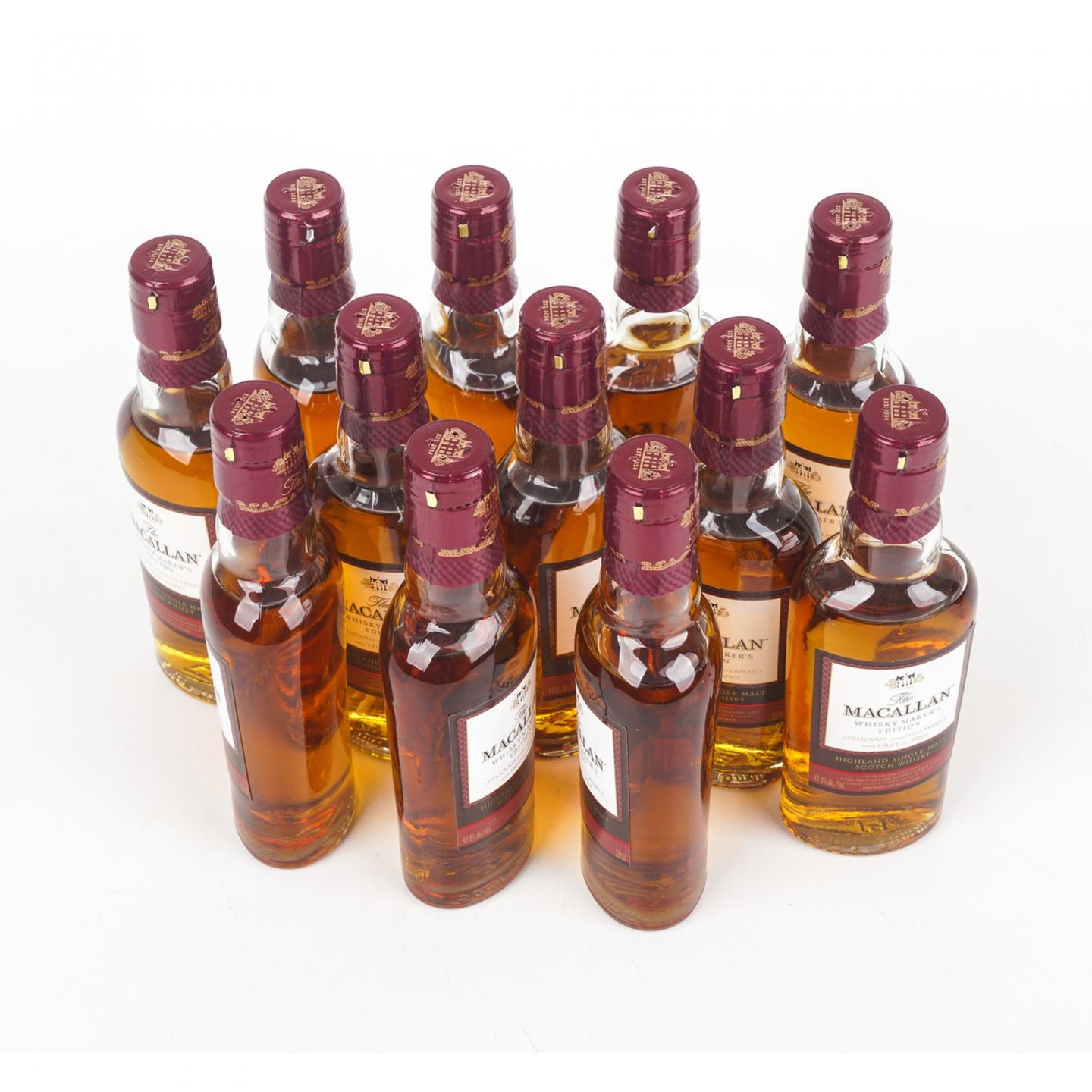 【酒版】麦卡伦 1824系列 Whisky Maker's Edition 12瓶组*50ml