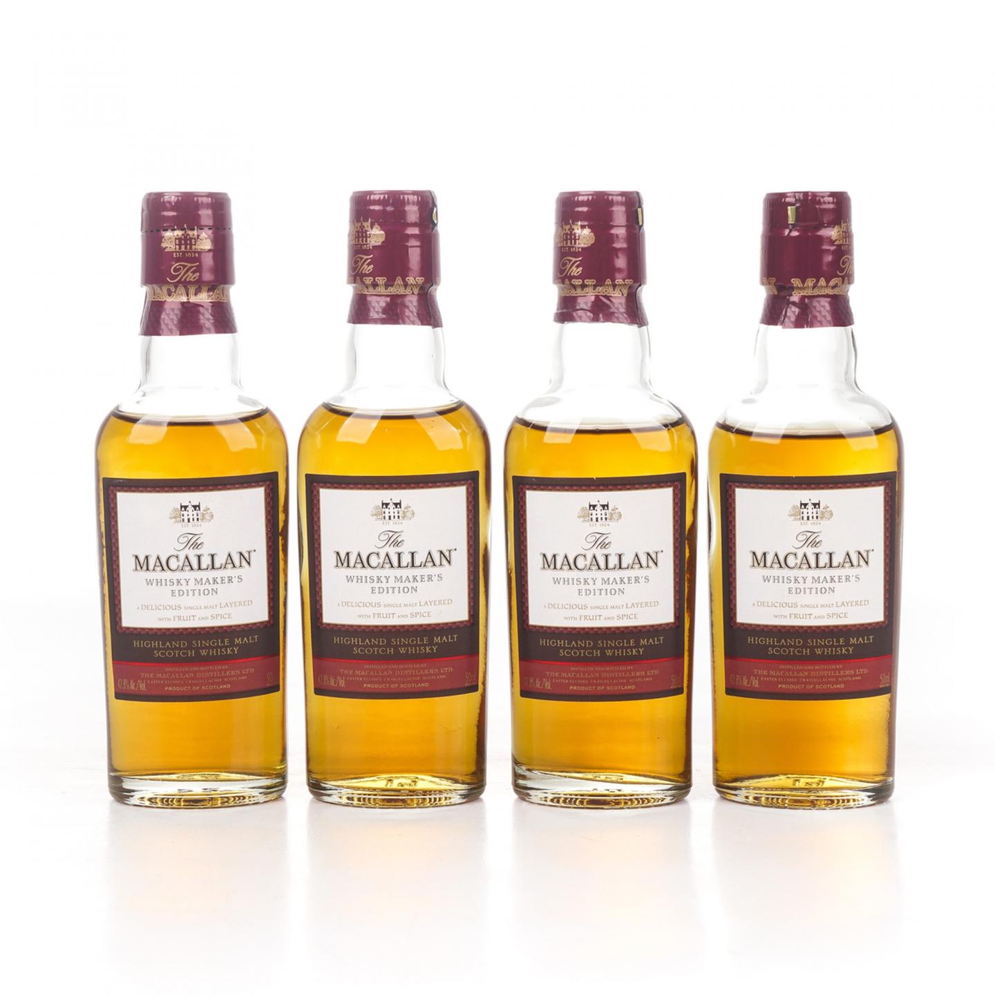 【酒版】麦卡伦 1824系列 Whisky Maker's Edition 12瓶组*50ml