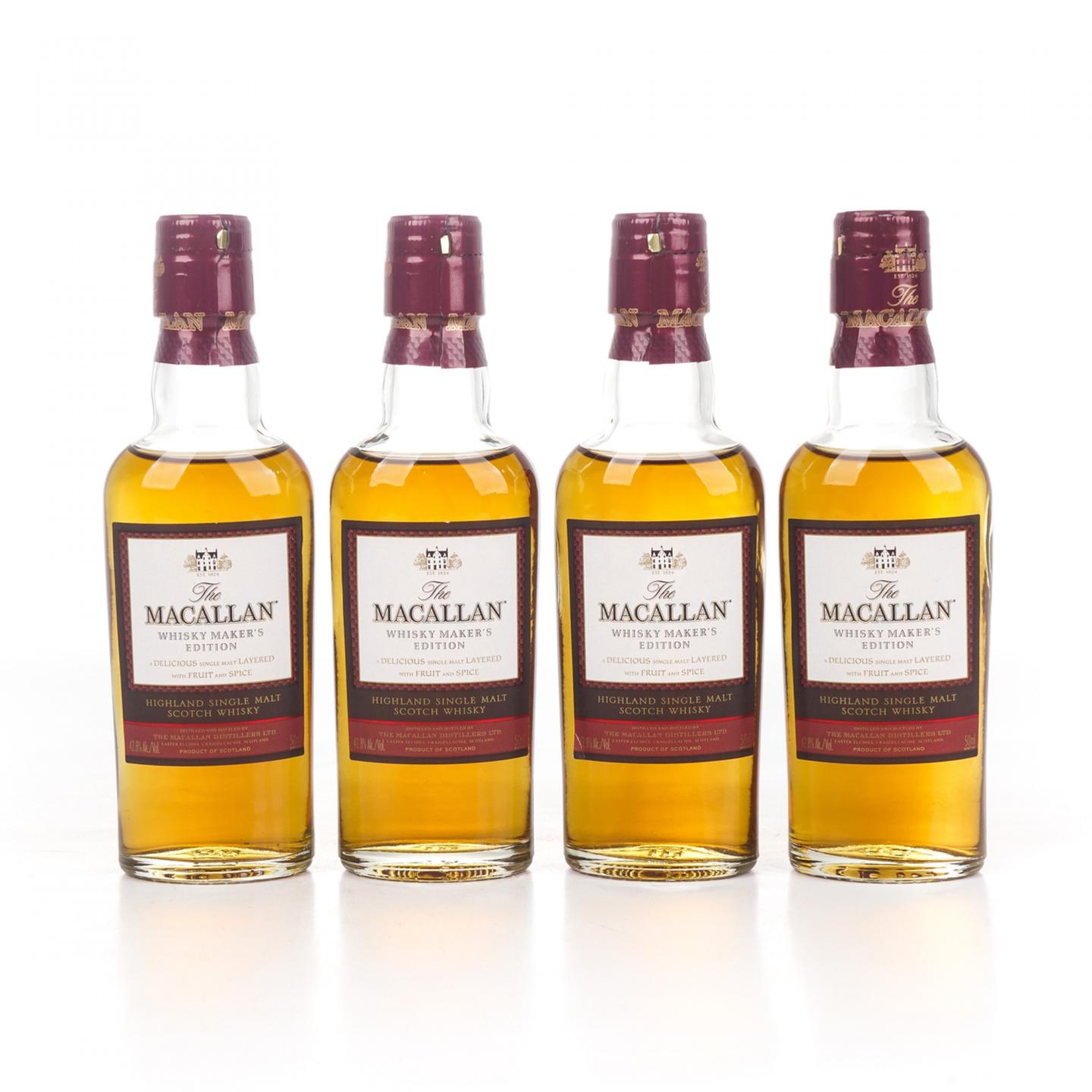 【酒版】麦卡伦 1824系列 Whisky Maker's Edition 12瓶组*50ml