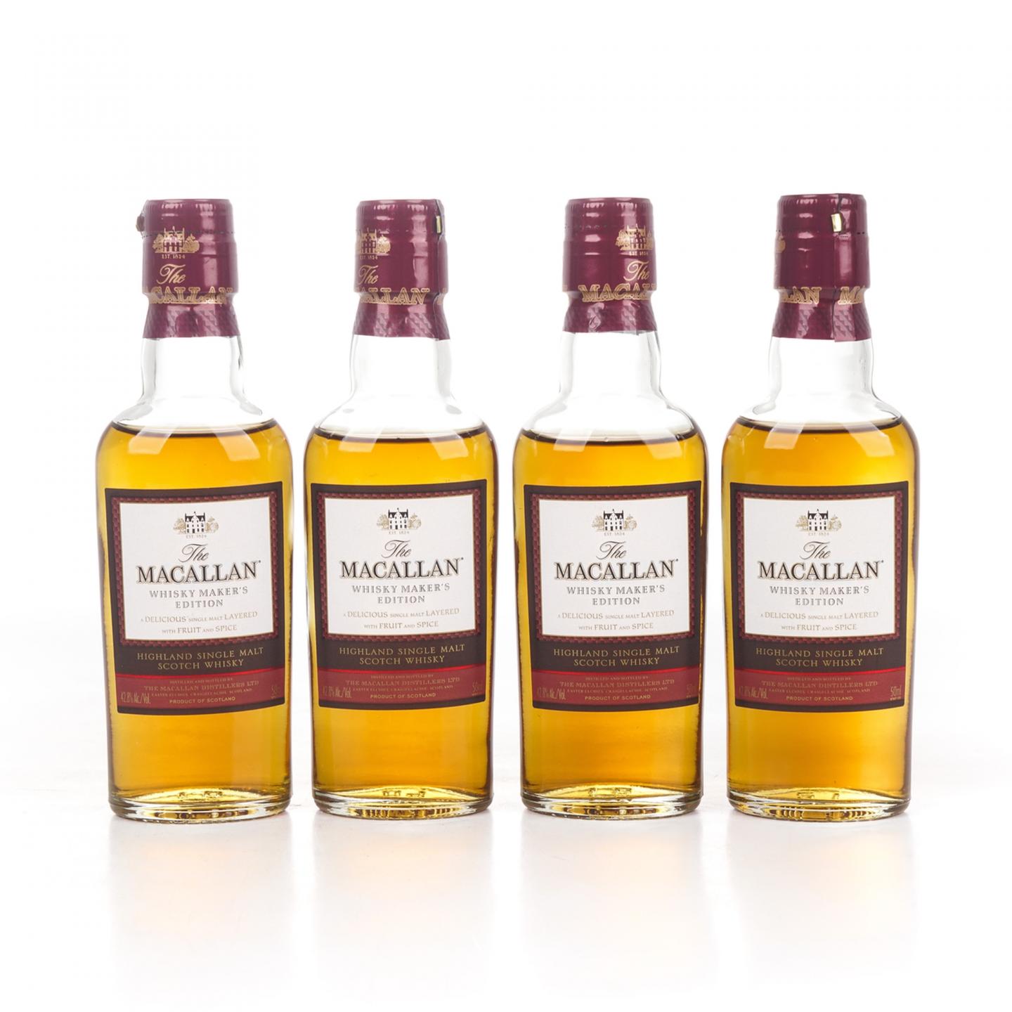 【酒版】麦卡伦 1824系列 Whisky Maker's Edition 12瓶组*50ml