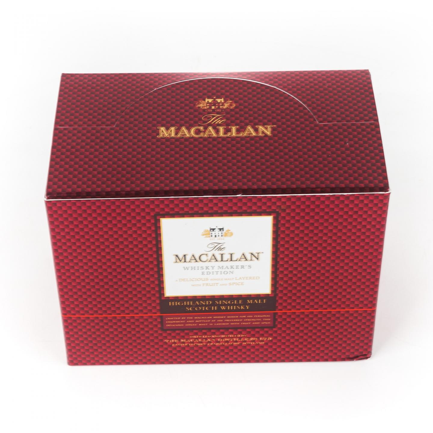 【酒版】麦卡伦 1824系列 Whisky Maker's Edition 12瓶组*50ml