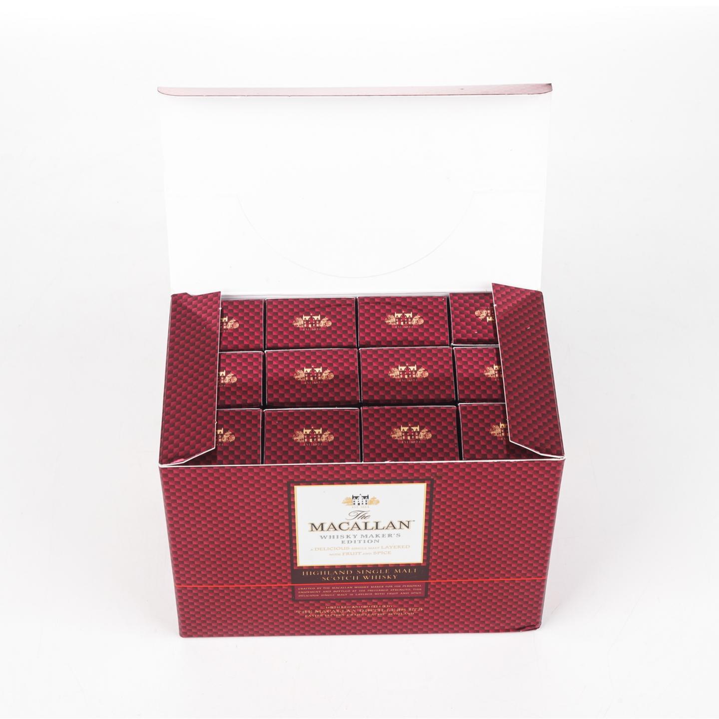 【酒版】麦卡伦 1824系列 Whisky Maker's Edition 12瓶组*50ml