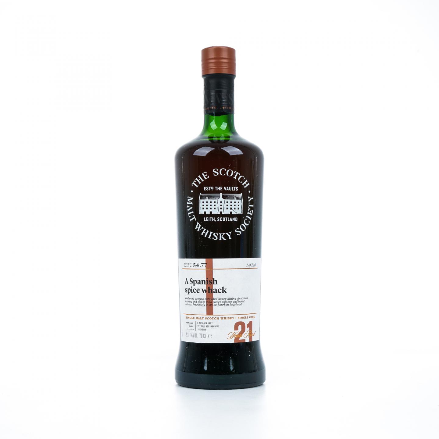 SMWS 54.77 雅伯莱 21年 1997 初填PX雪莉桶