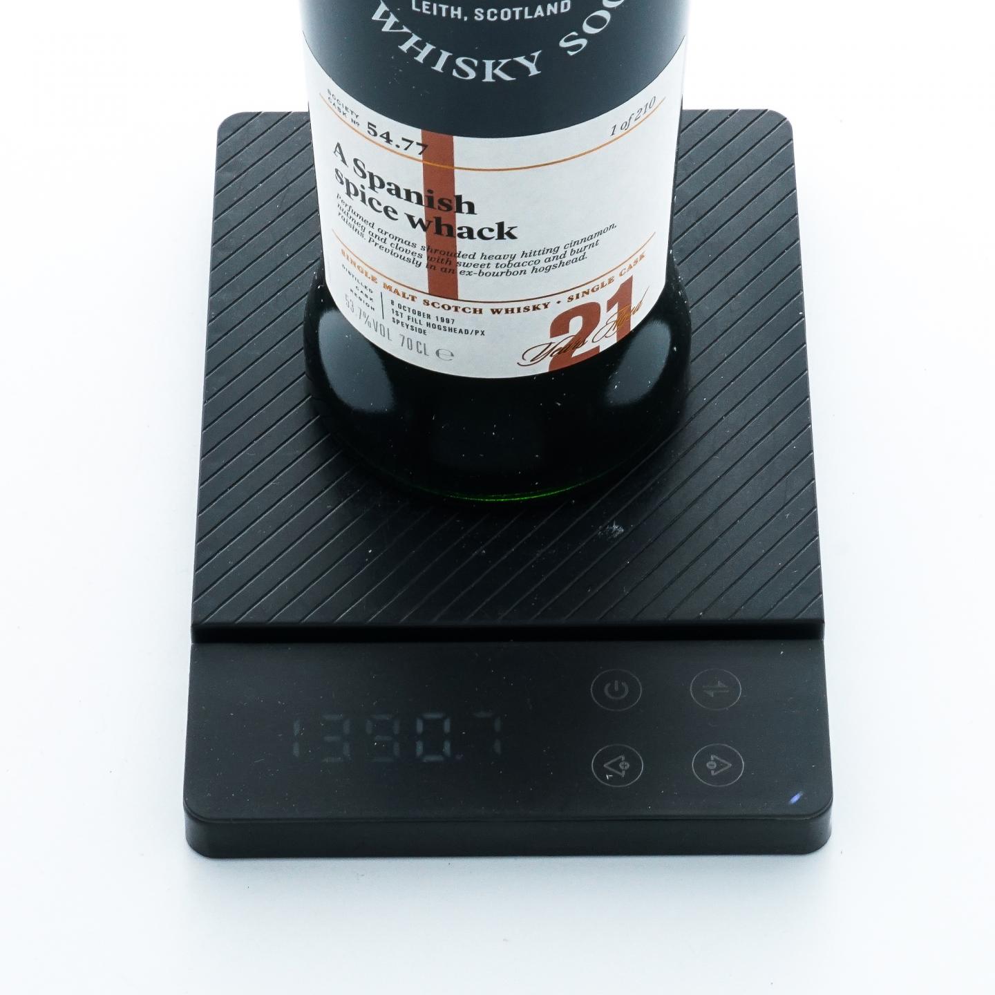 SMWS 54.77 雅伯莱 21年 1997 初填PX雪莉桶