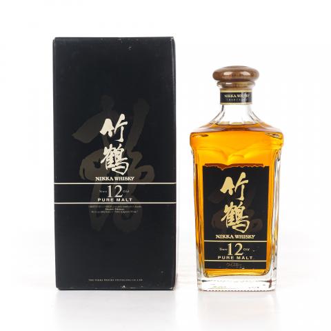 竹鹤 12年 Pure Malt 角瓶 660ML