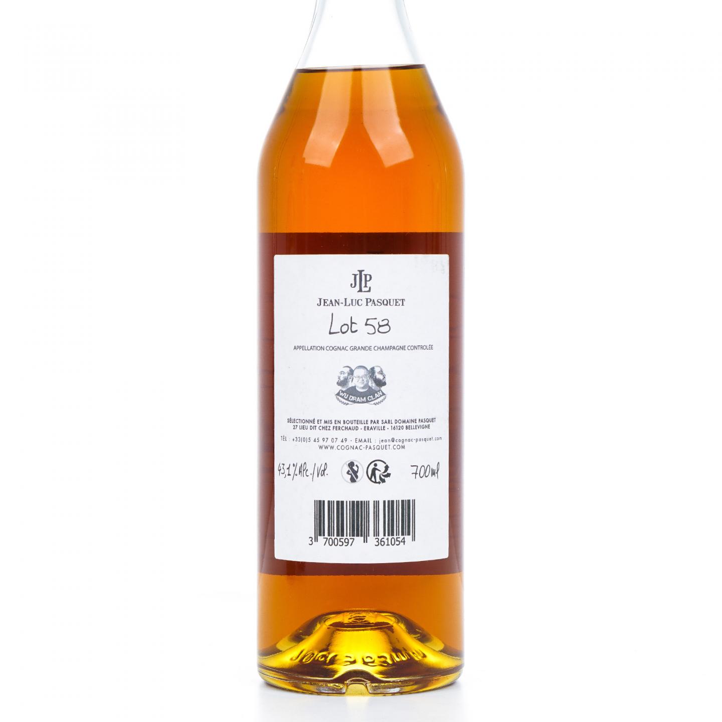 【干邑】Wu Dram Clan联名款 64年 1958-2022 Jean-Luc Pasquet出品 43.1%