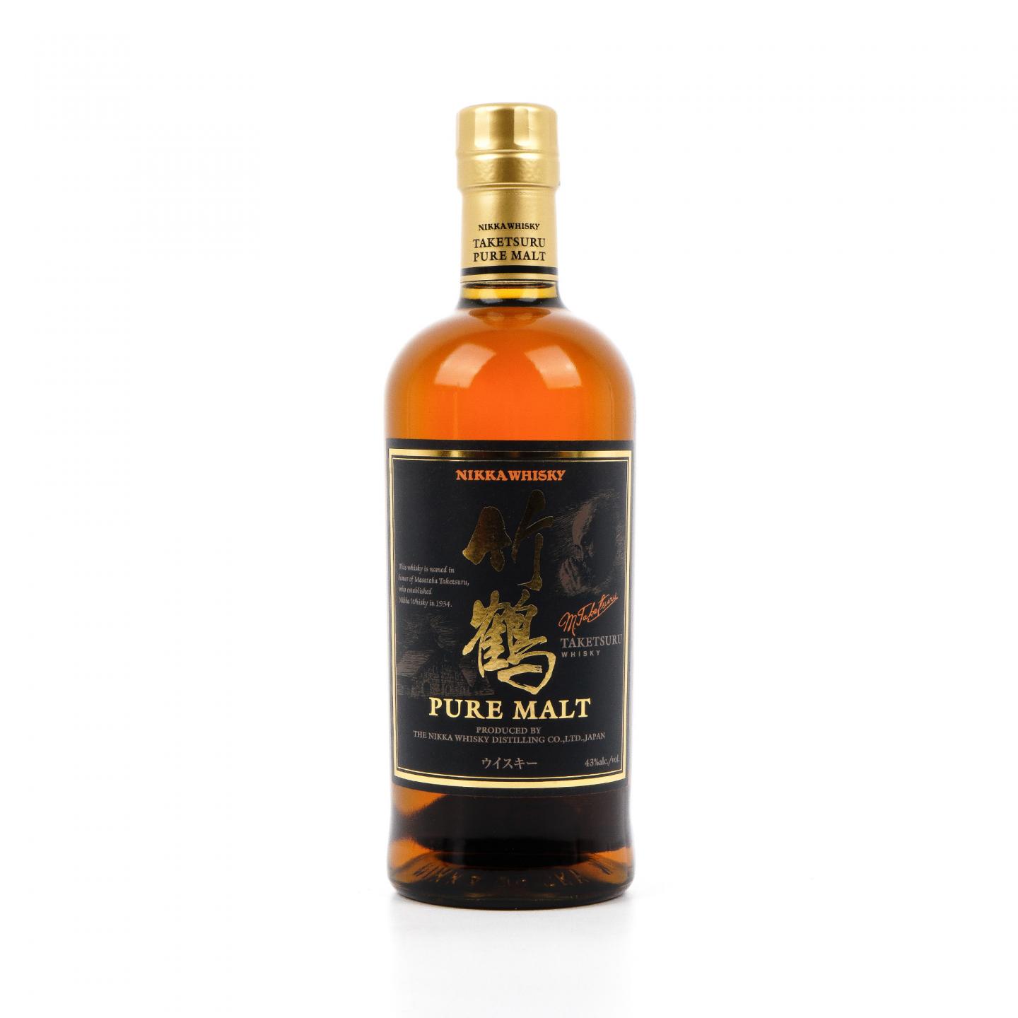 竹鹤 Pure Malt 旧版 黑标 43%Vol. 700ml
