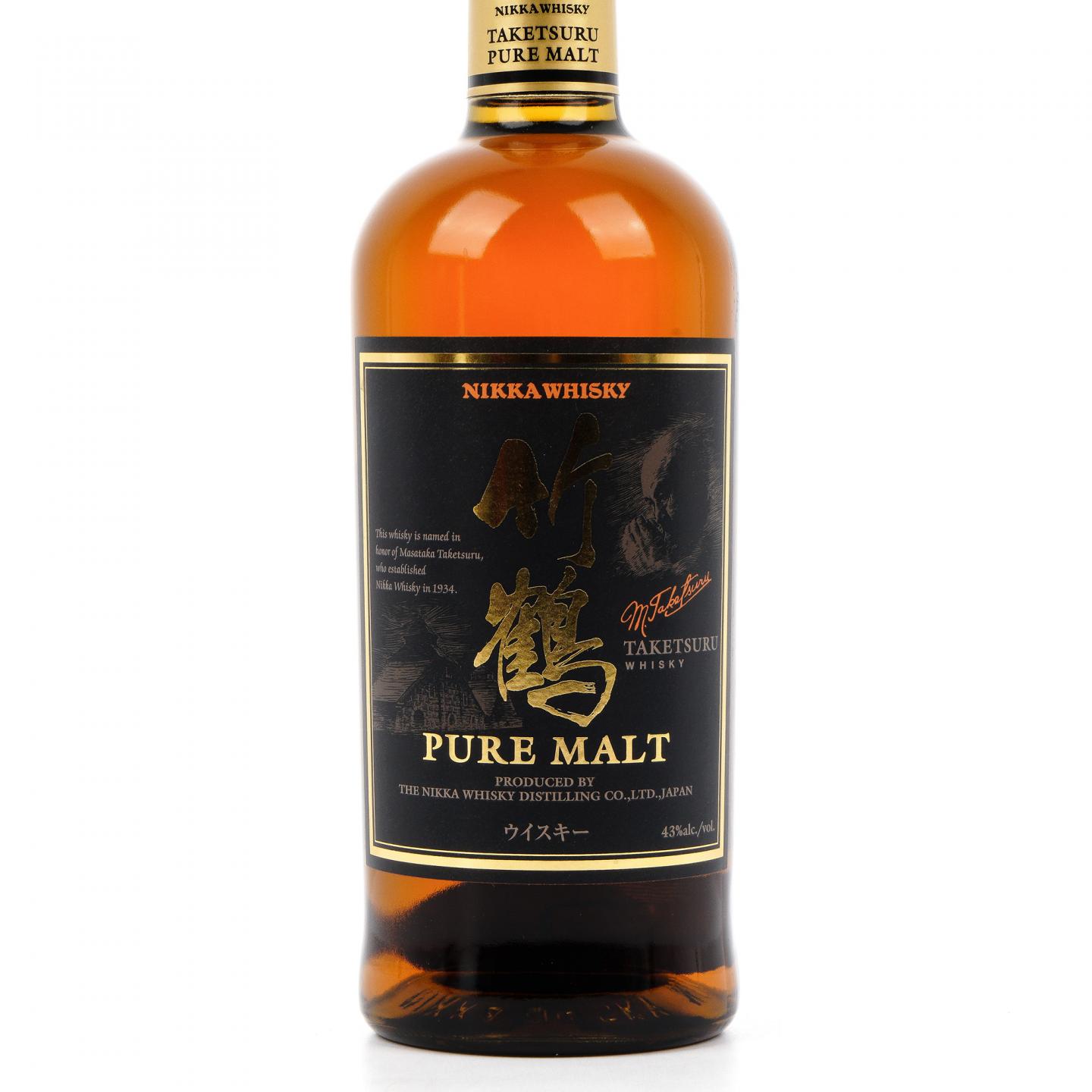 竹鹤 Pure Malt 旧版 黑标 43%Vol. 700ml